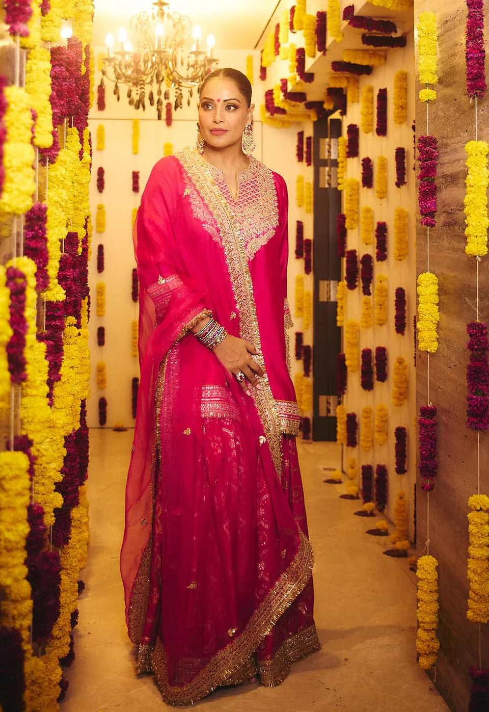 Bipasha Basu in Shahida Sharara Set