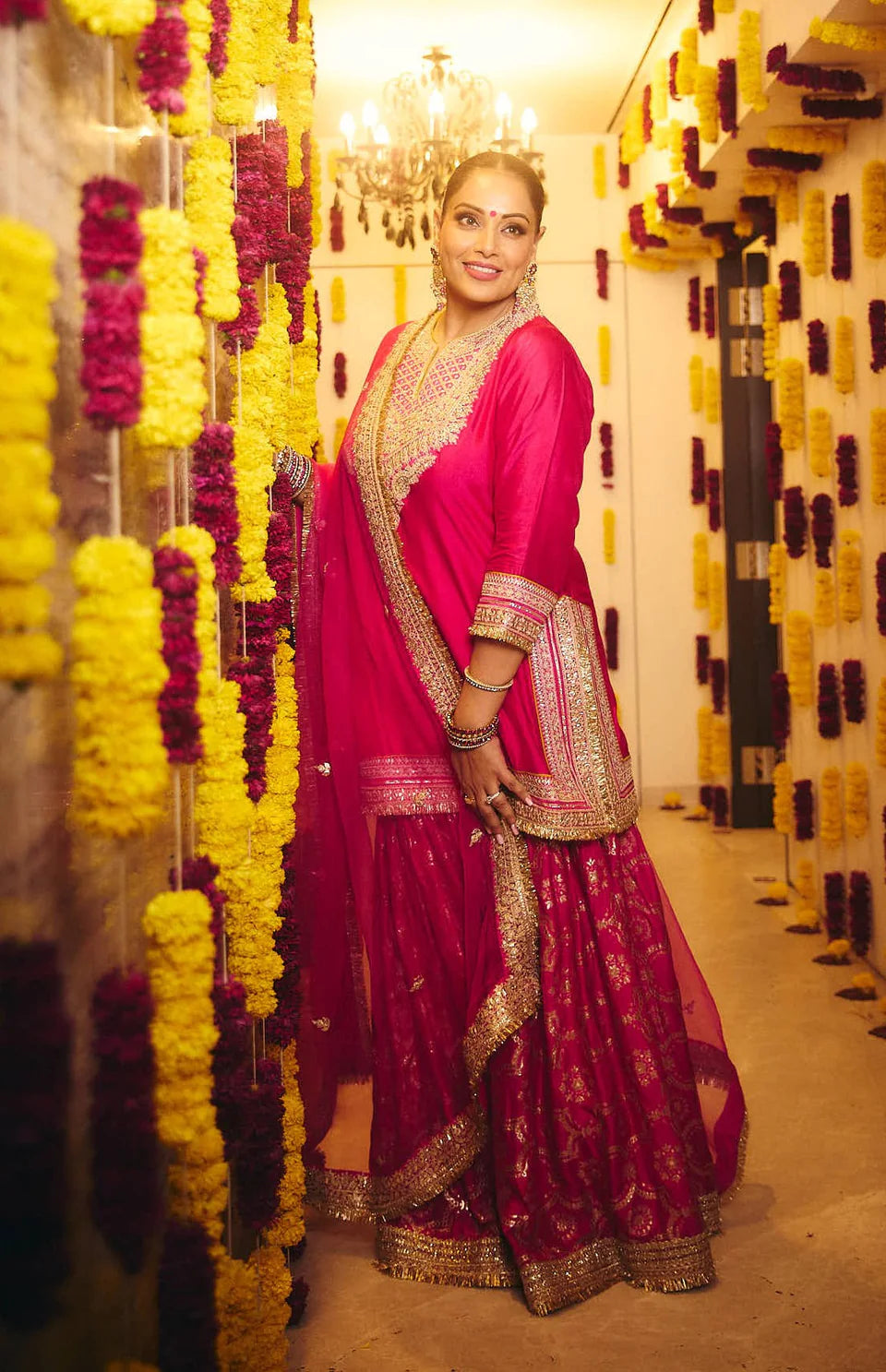Bipasha Basu in Shahida Sharara Set