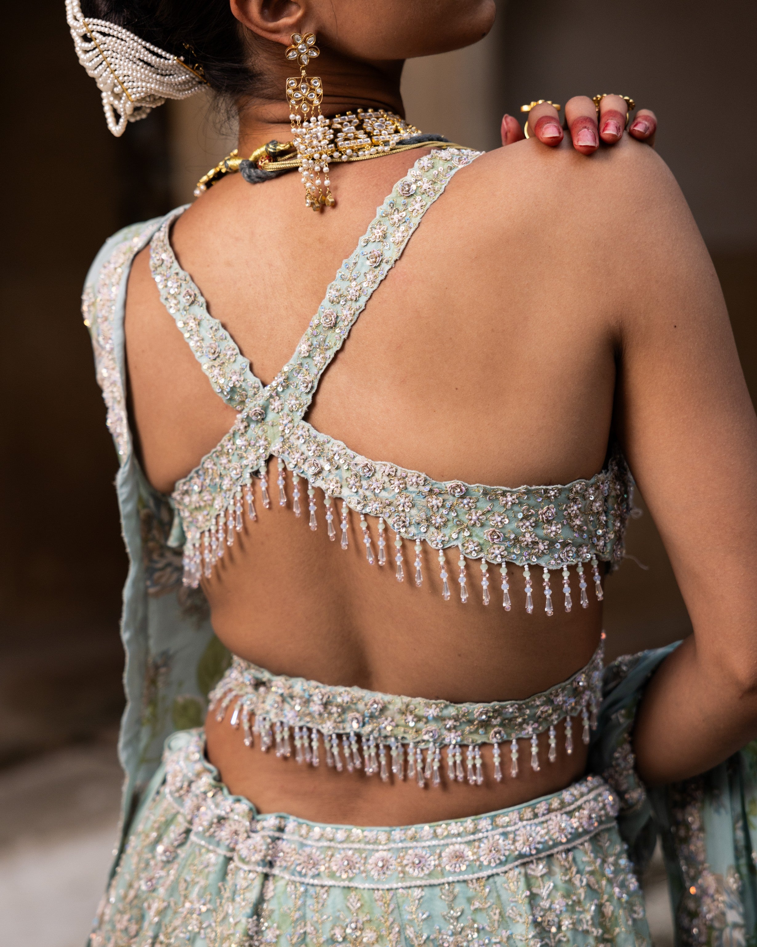 Blush Opulence Lehenga