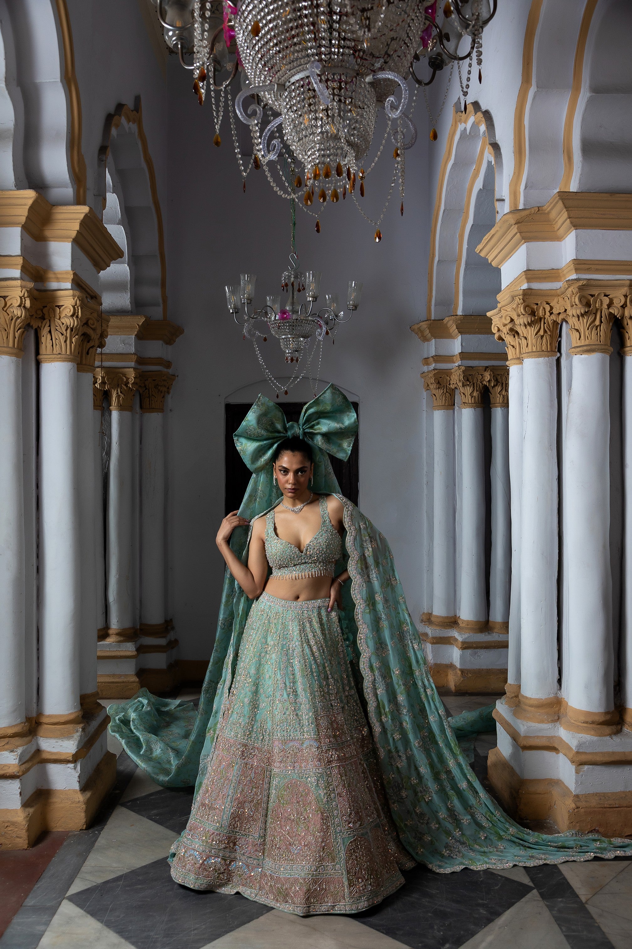 Blush Opulence Lehenga