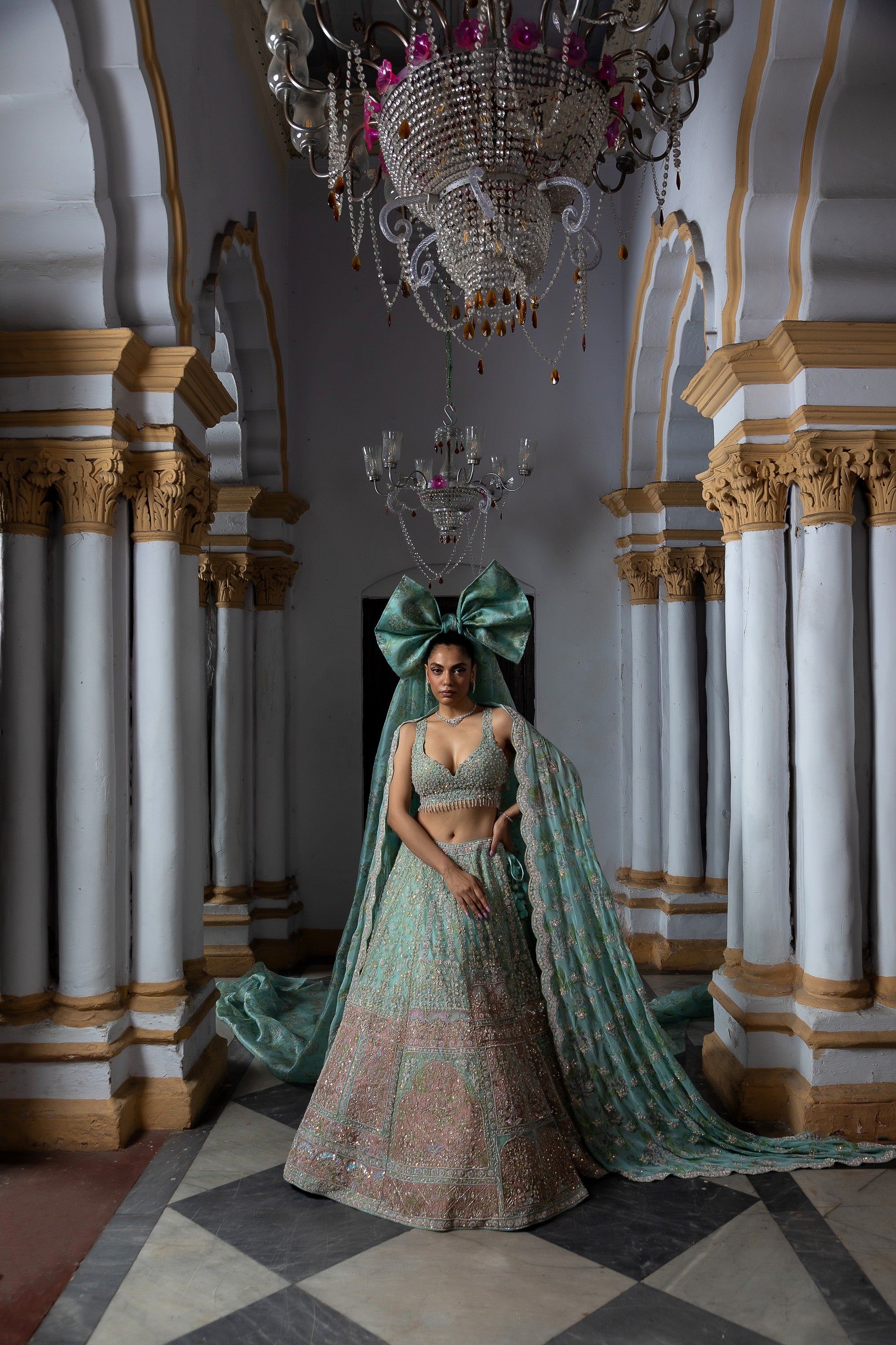 Blush Opulence Lehenga