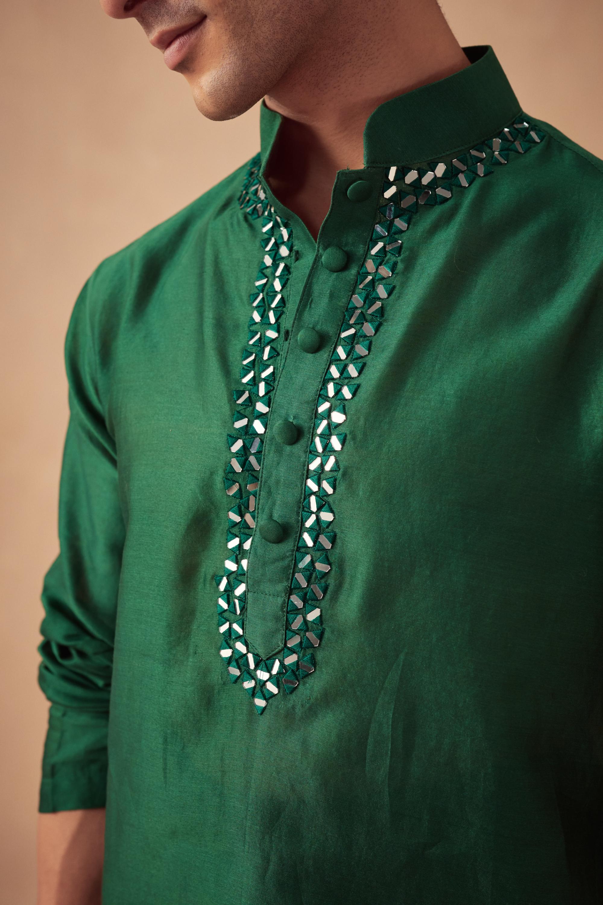 Emerald Green Kurta Set