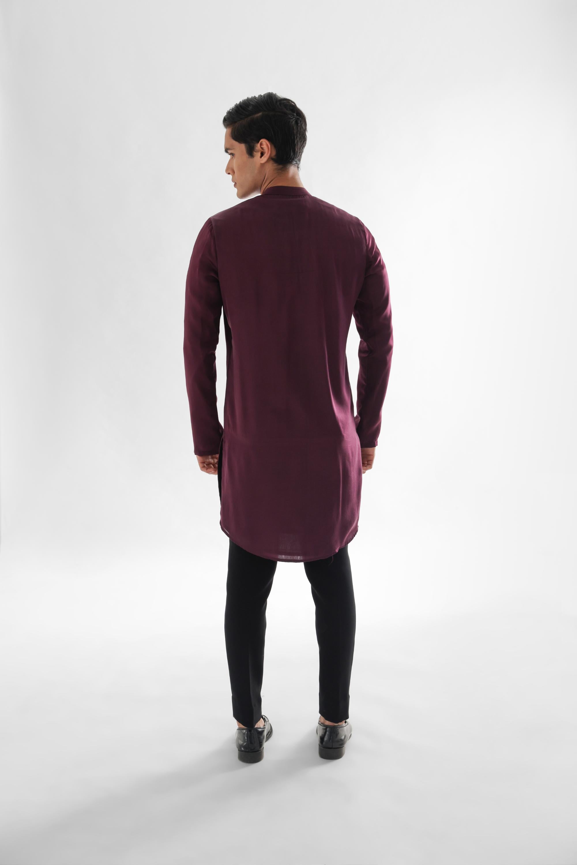 FORBES MAGENTA KURTA