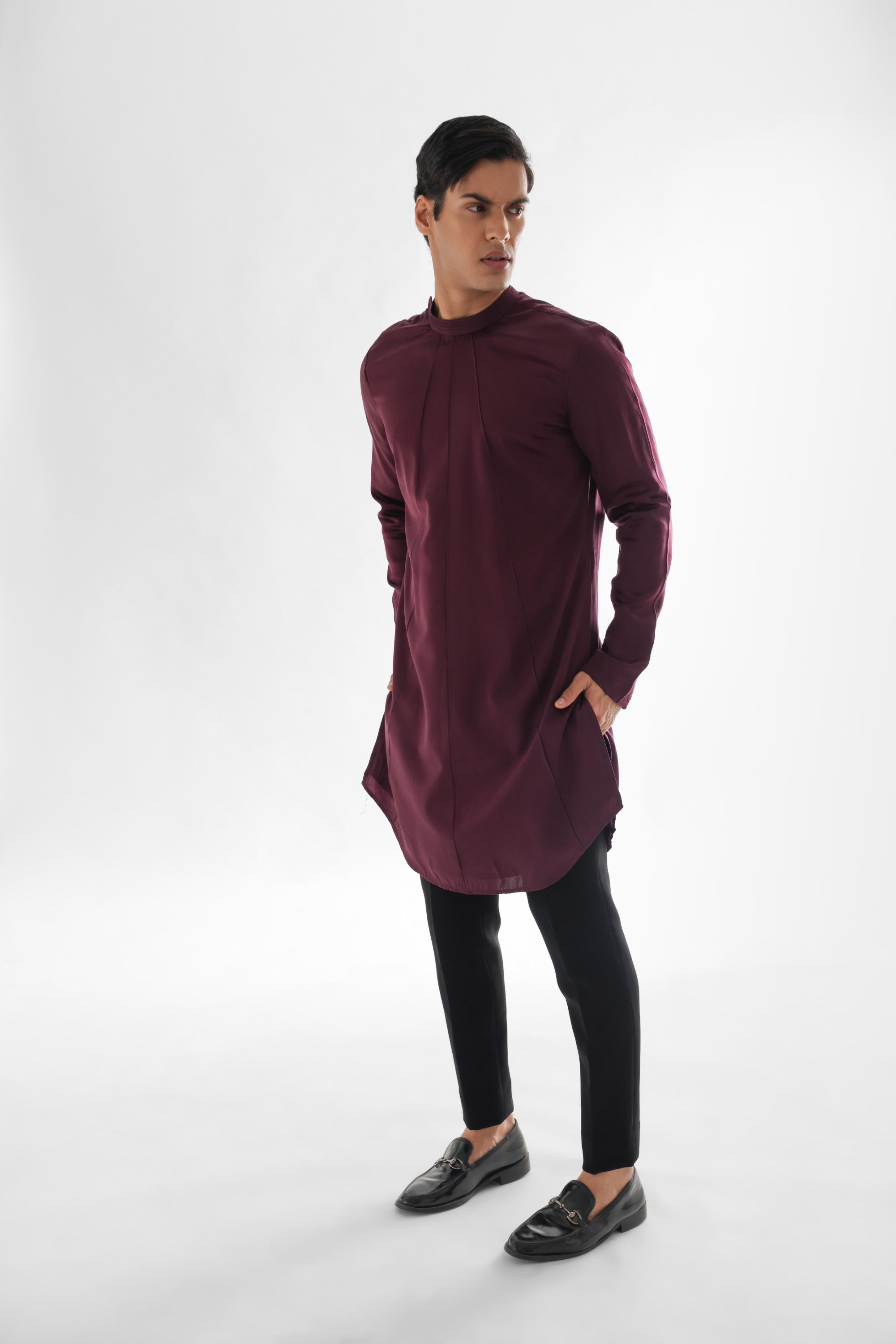 FORBES MAGENTA KURTA