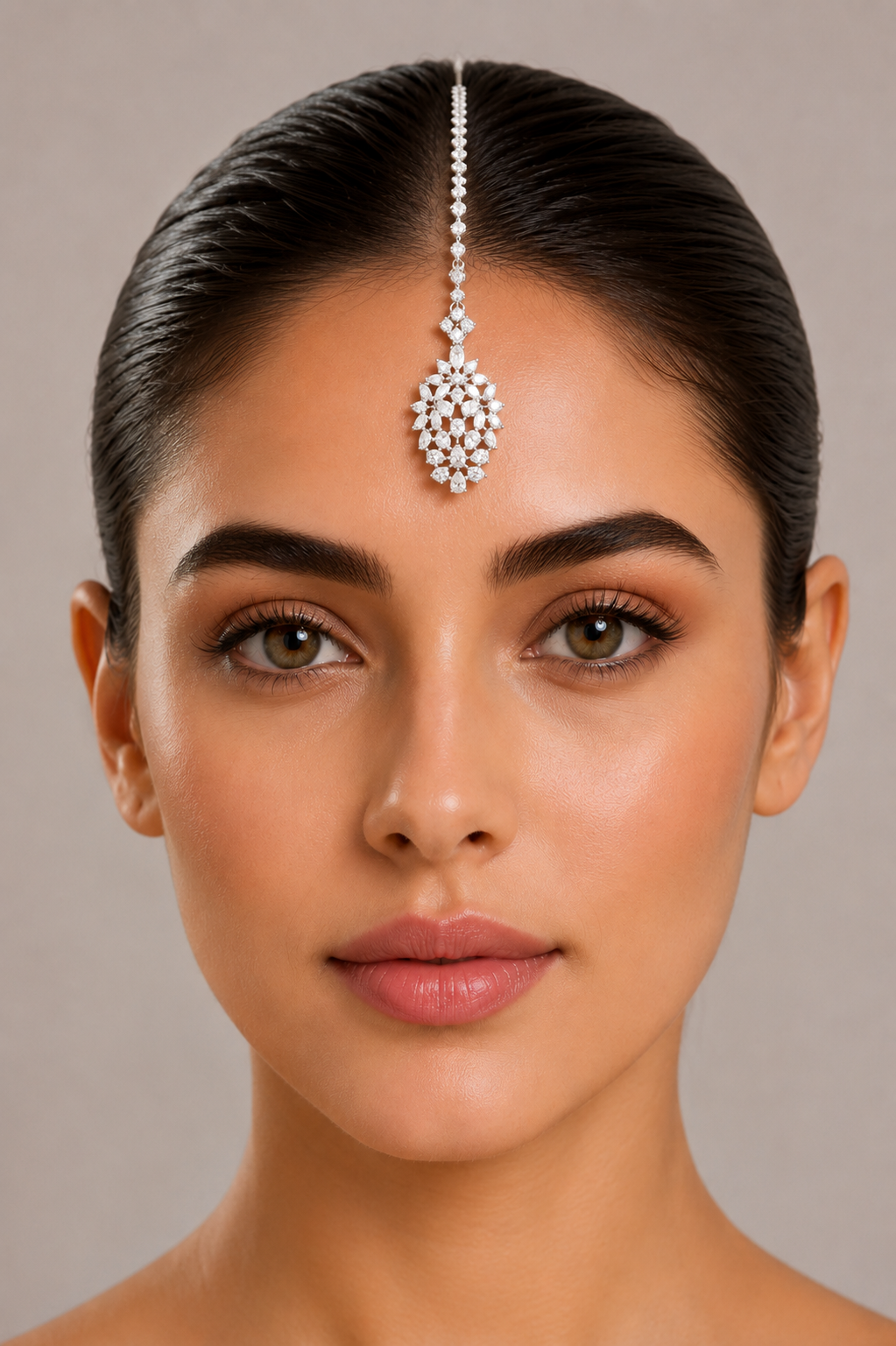 Elegant and petit diamond maangtika