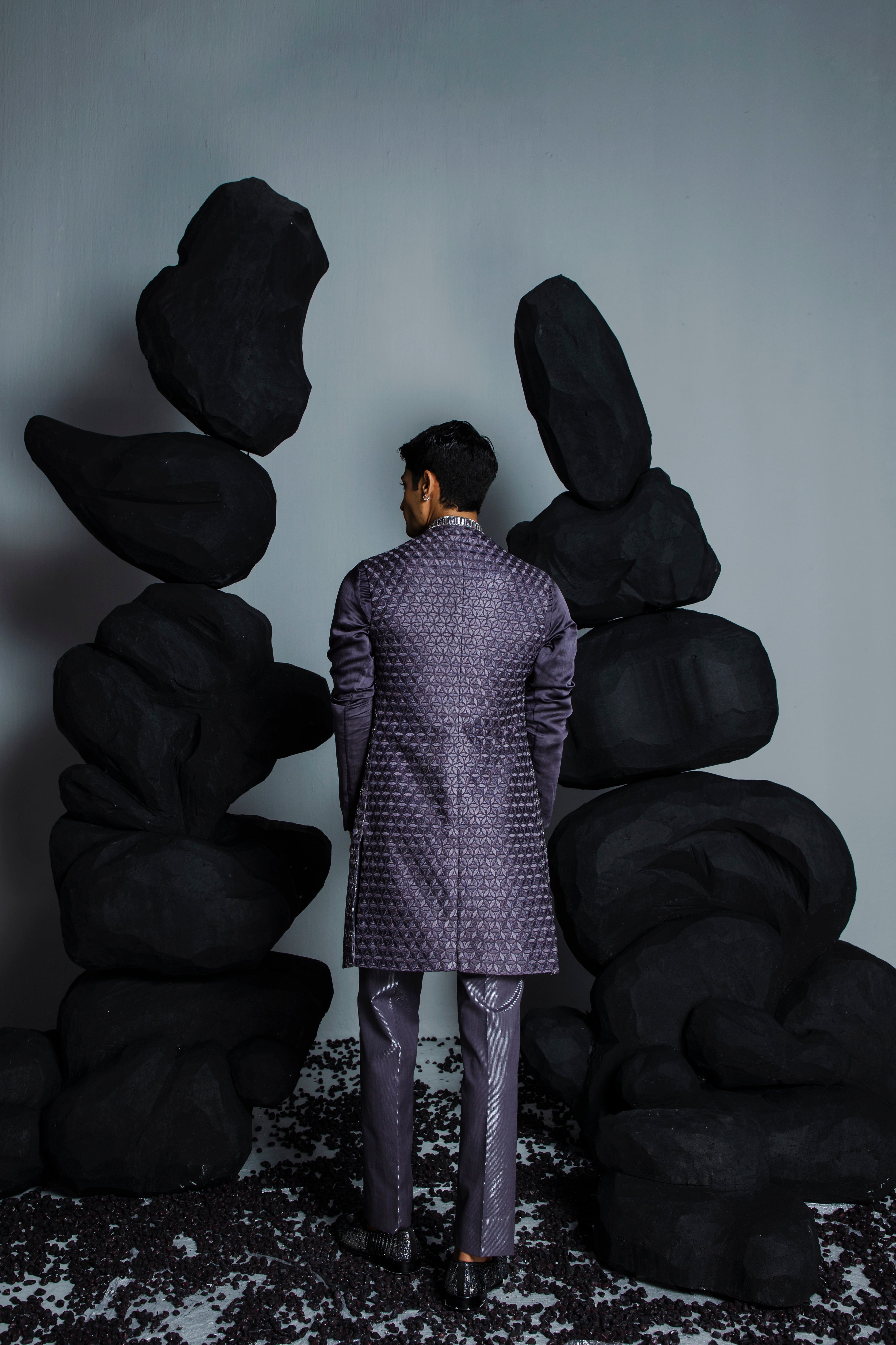 Majestic Floral Shrug Set