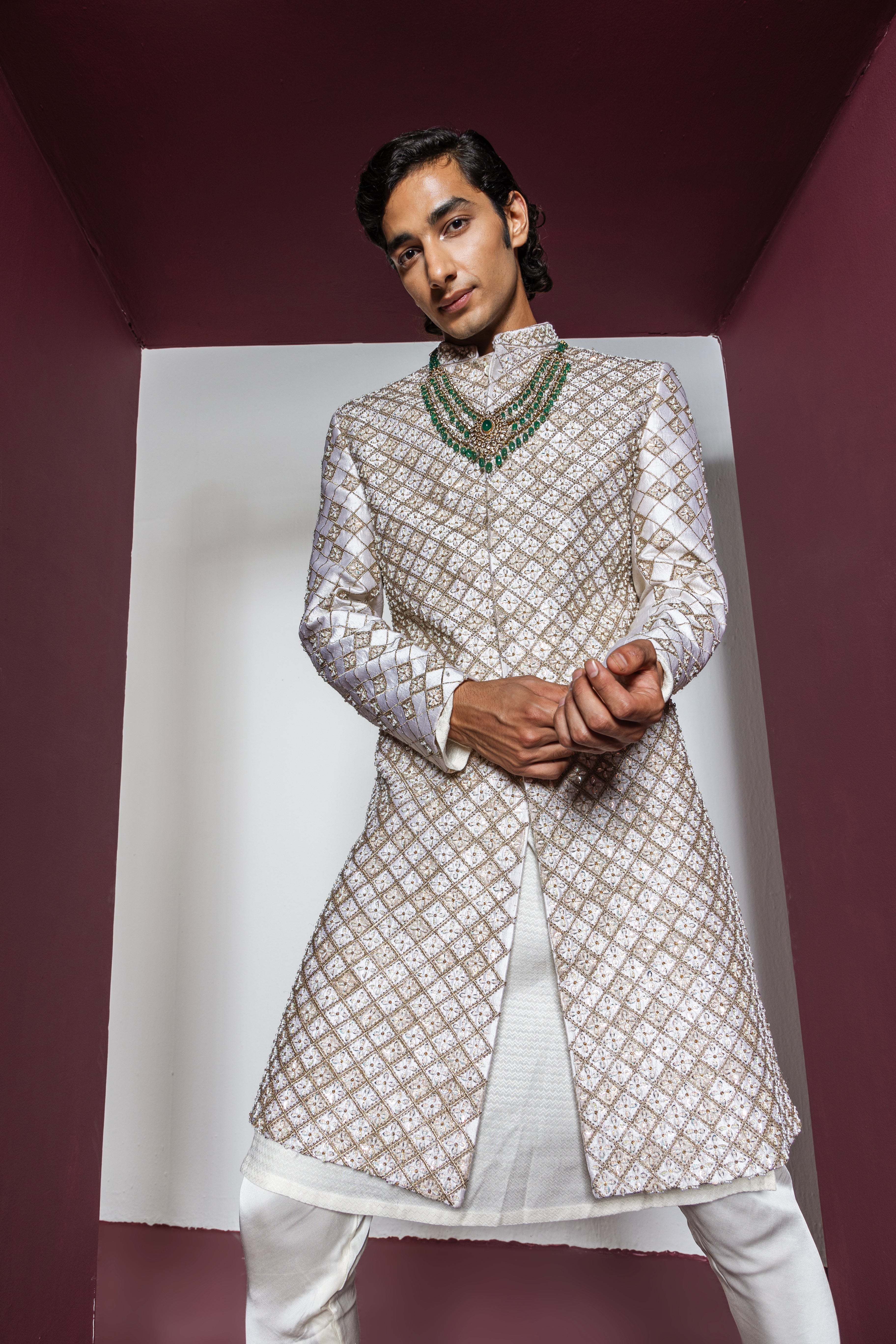 Dazzle Sherwani Set