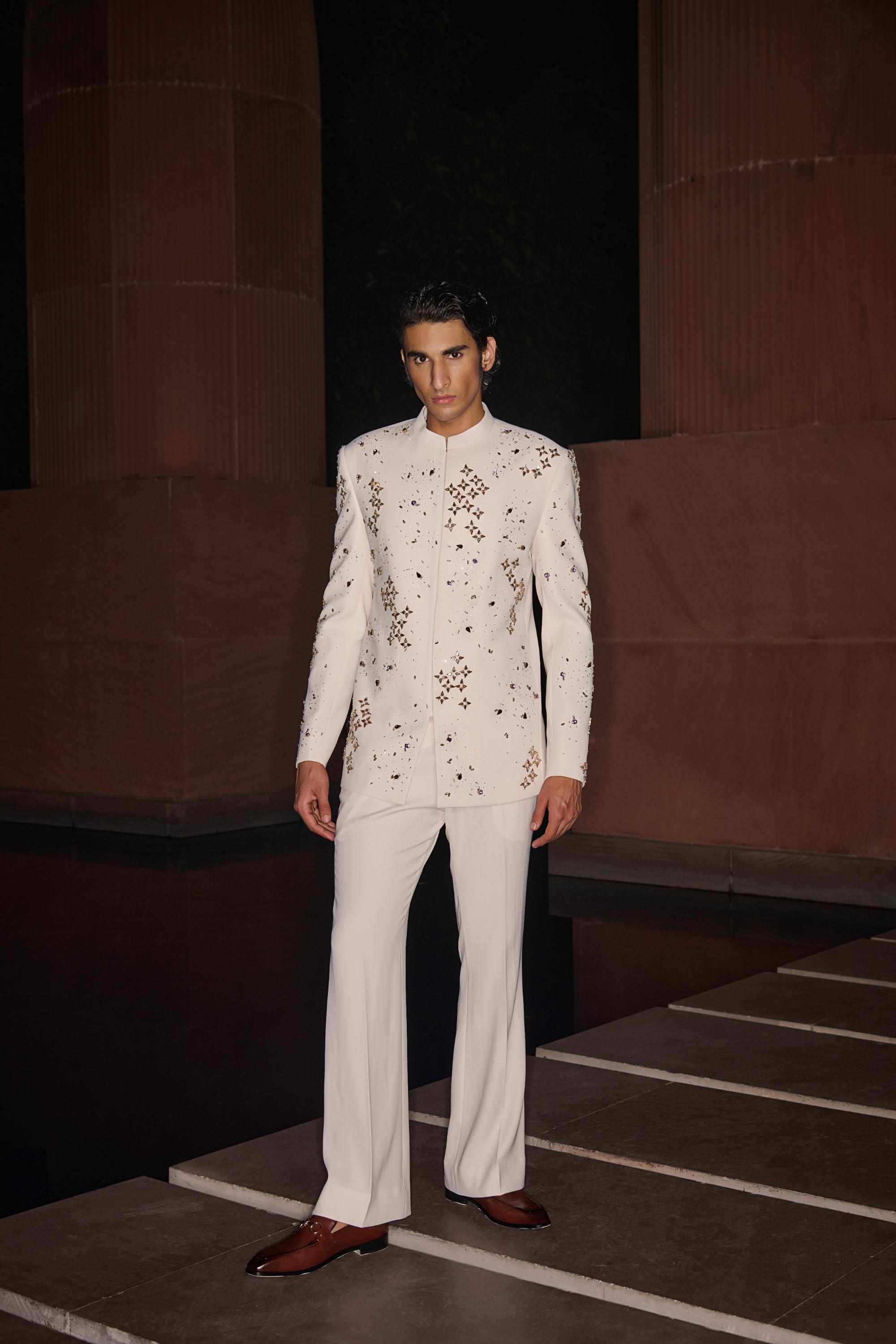 Moondust Bandhgala Set