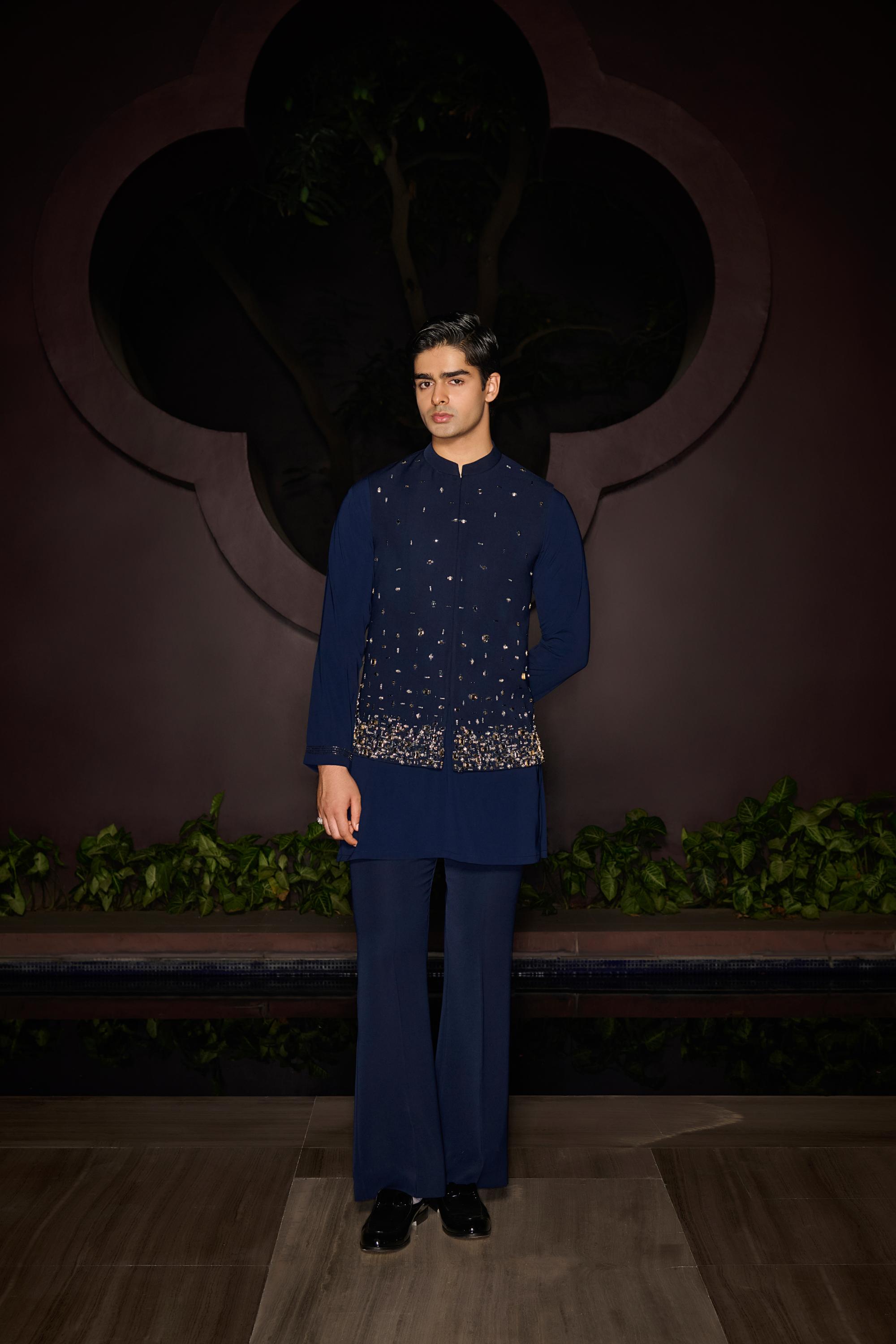 Stellar Nehru Jacket Set