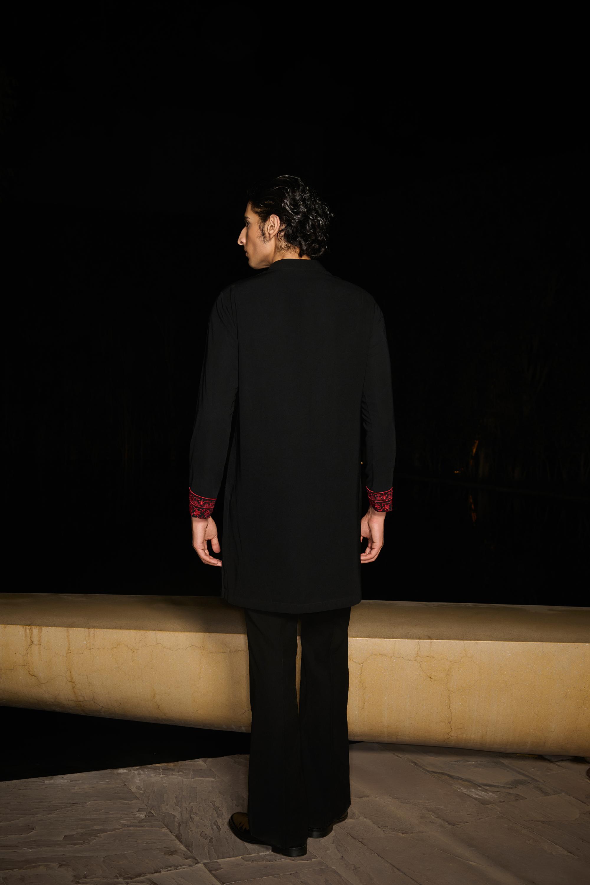 Ruby Glint Kurta Set