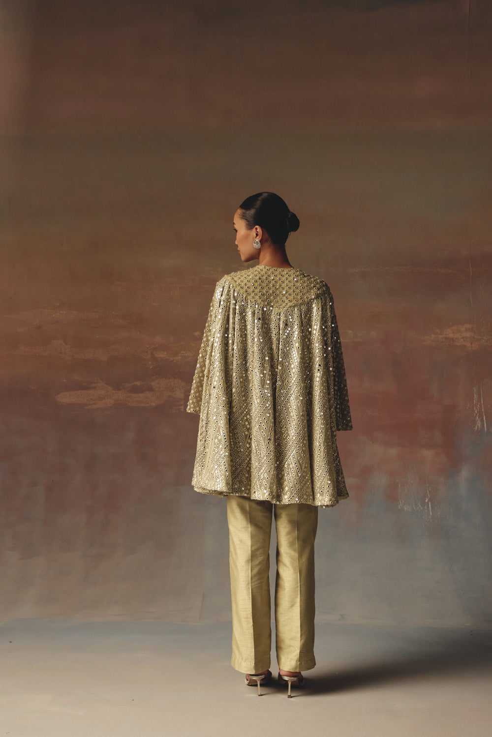 A-Line Box Pleat Dress Jacket