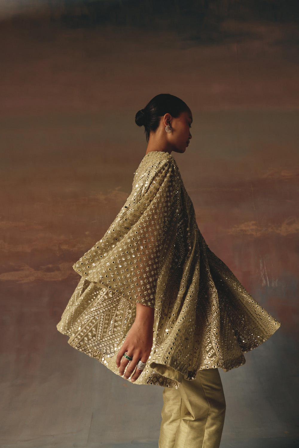 A-Line Box Pleat Dress Jacket