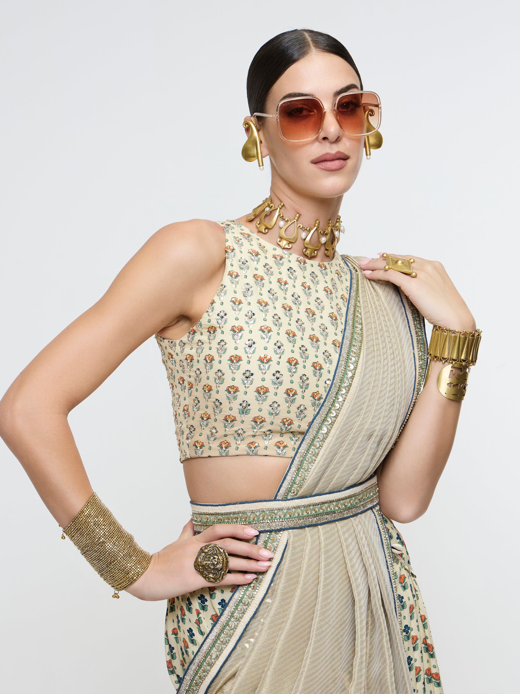 AAROHI PANT SAREE SET