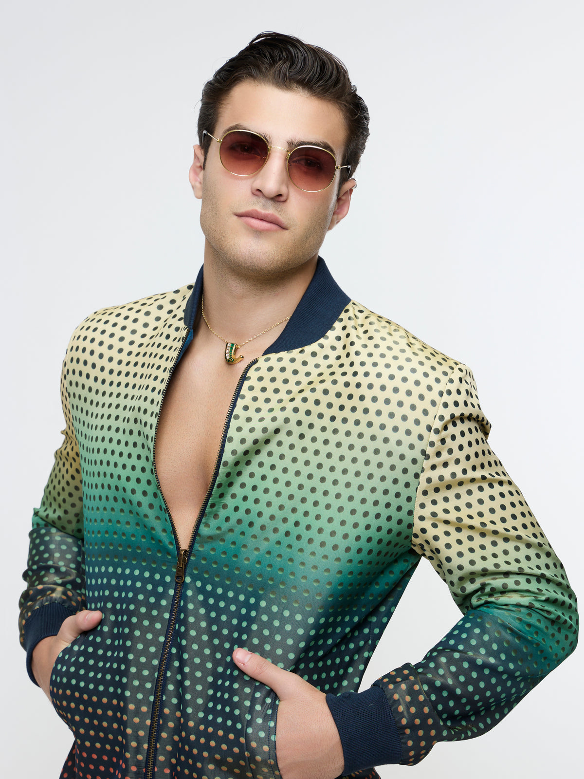 CAVALRY POLKA BOMBER JACKET
