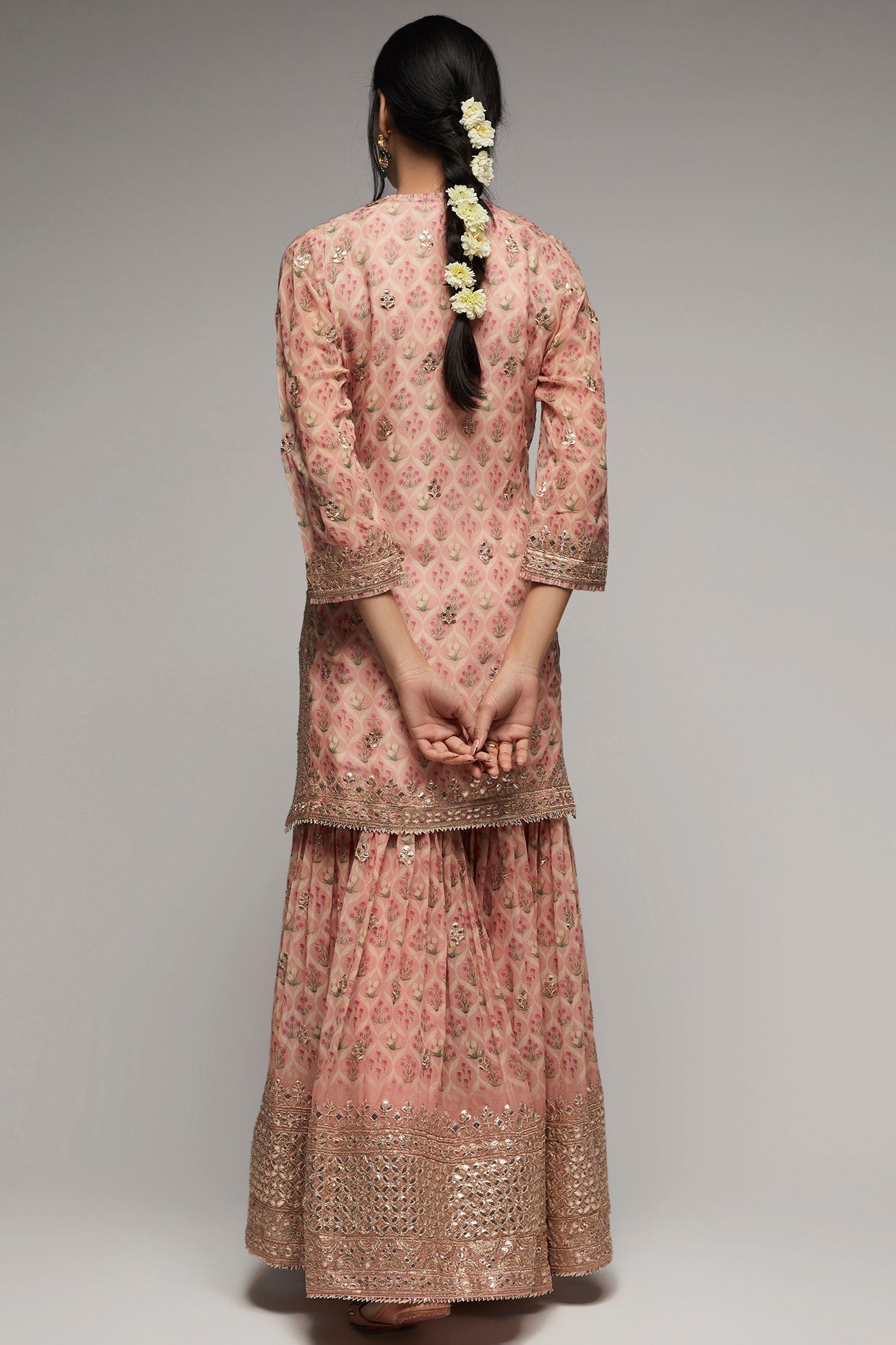 Nusrat Short Sharara Set