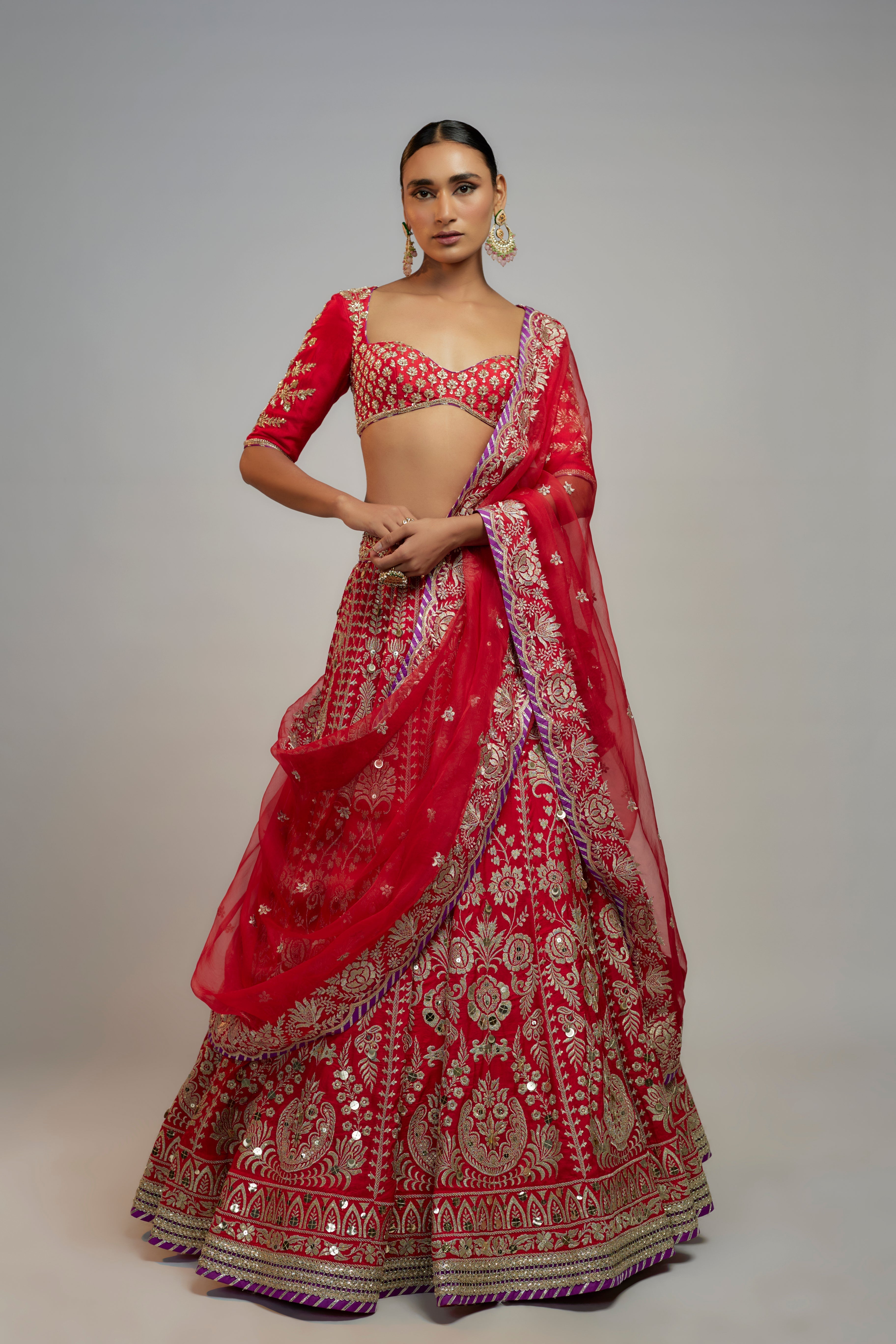 Golconda Jasmin lehenga Set
