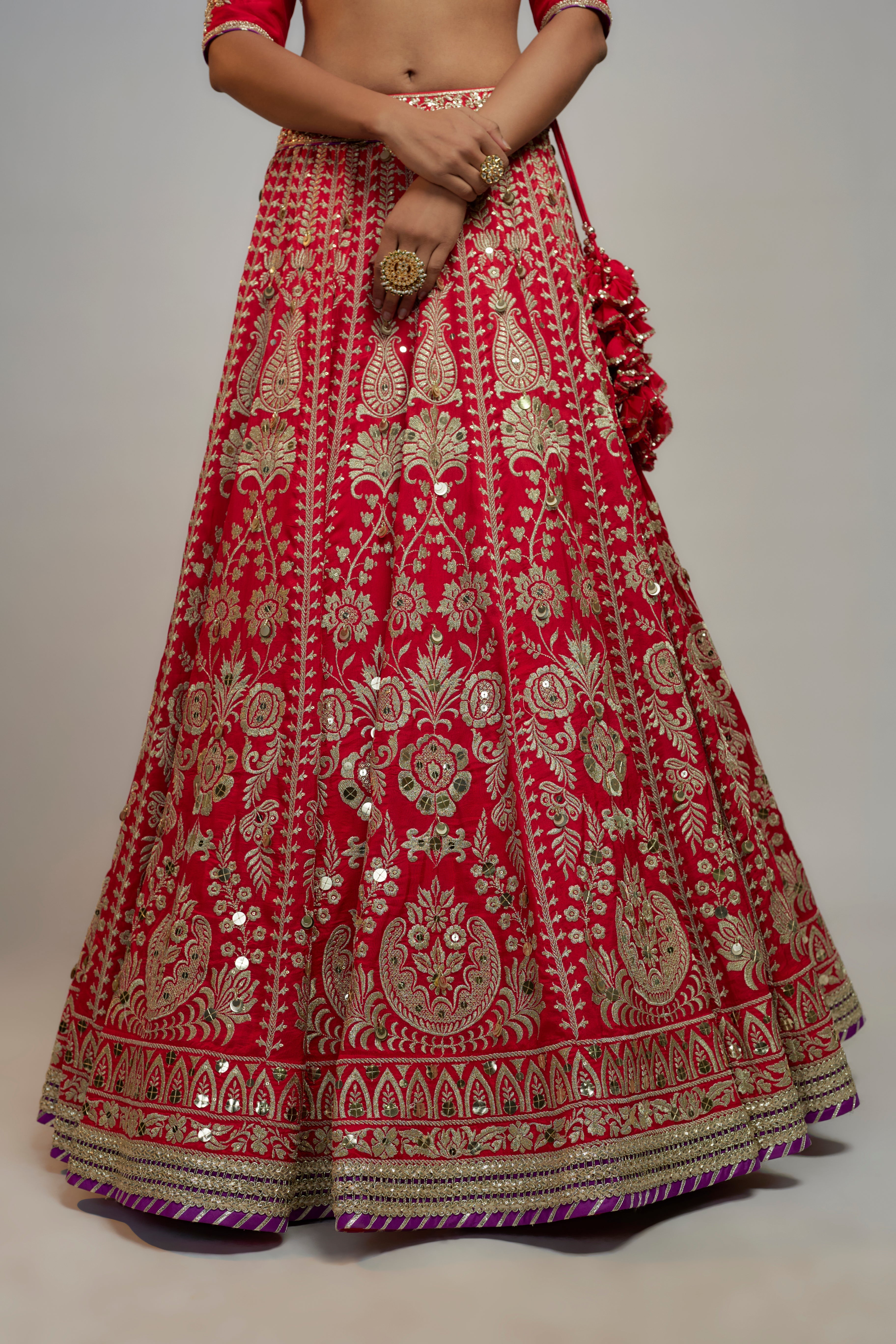 Golconda Jasmin lehenga Set