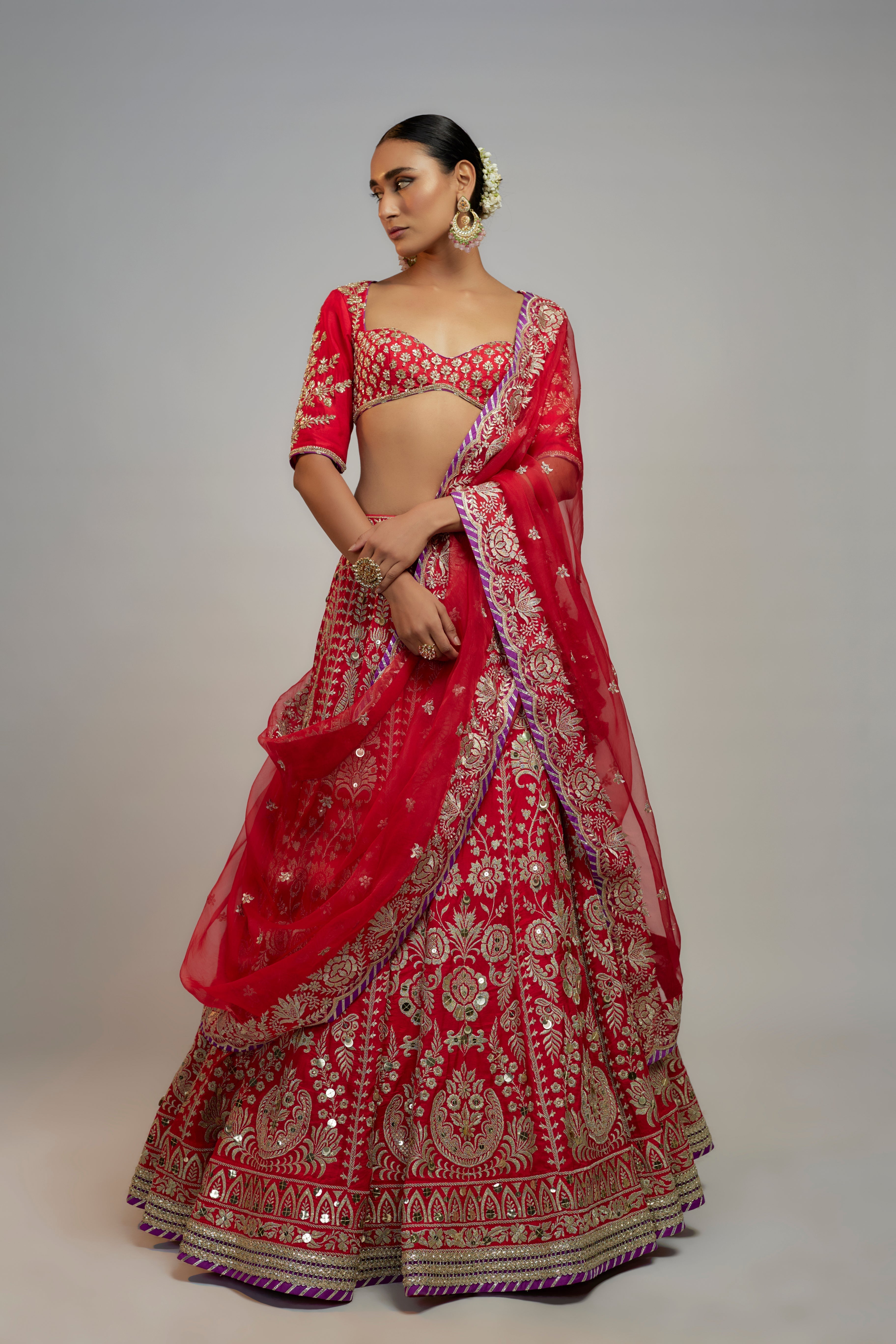 Golconda Jasmin lehenga Set