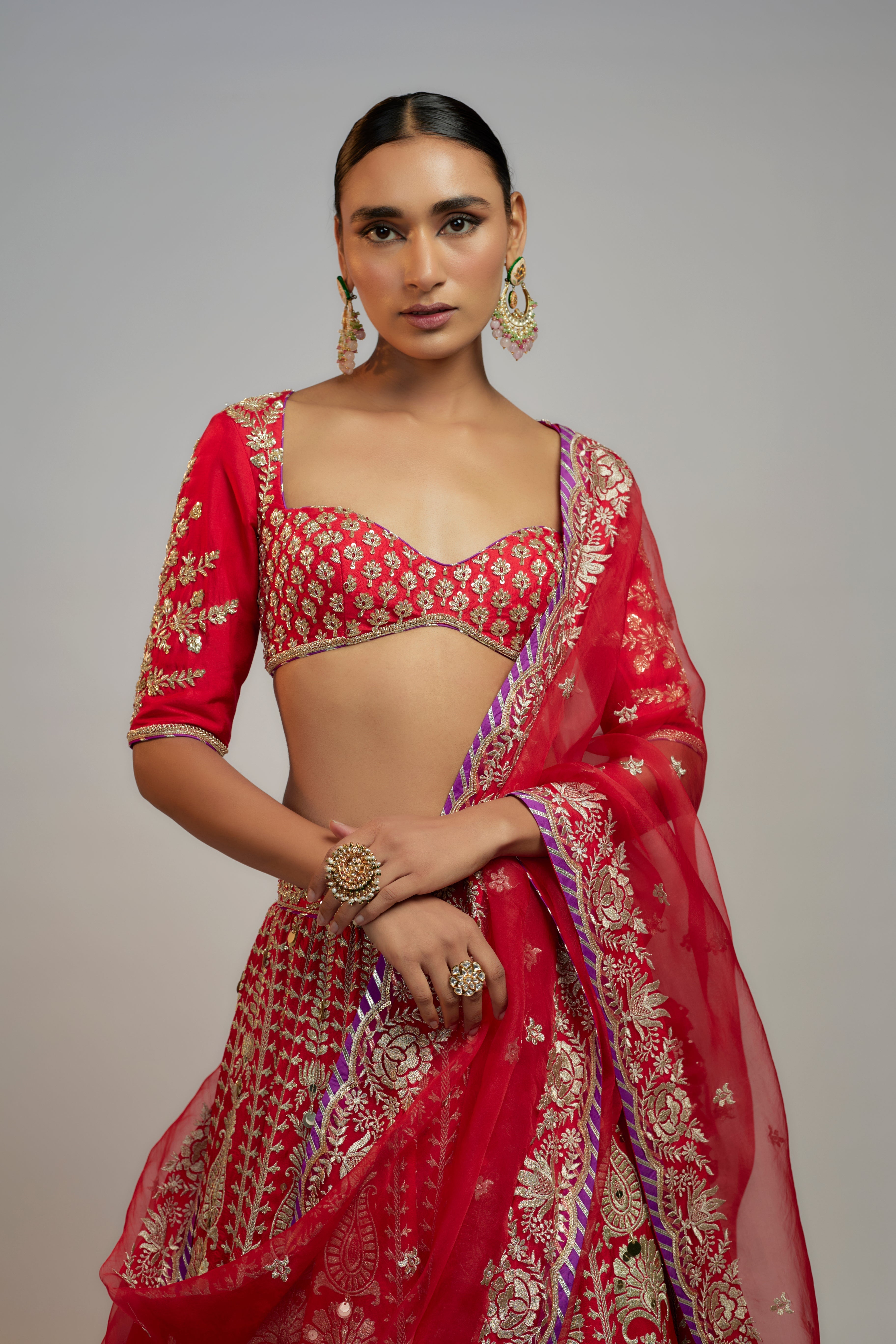 Golconda Jasmin lehenga Set