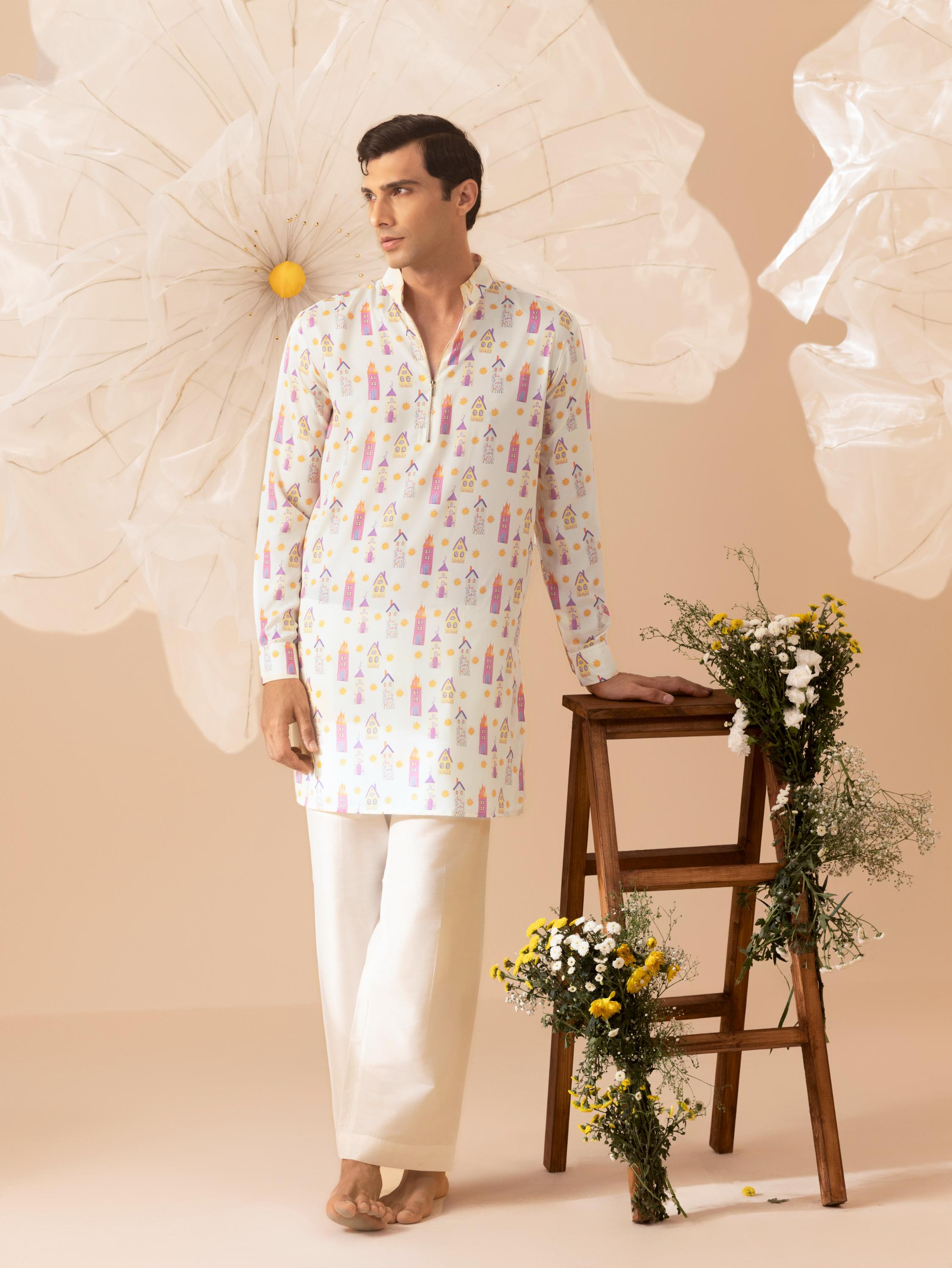 SUNNY SIDE SILK KURTA