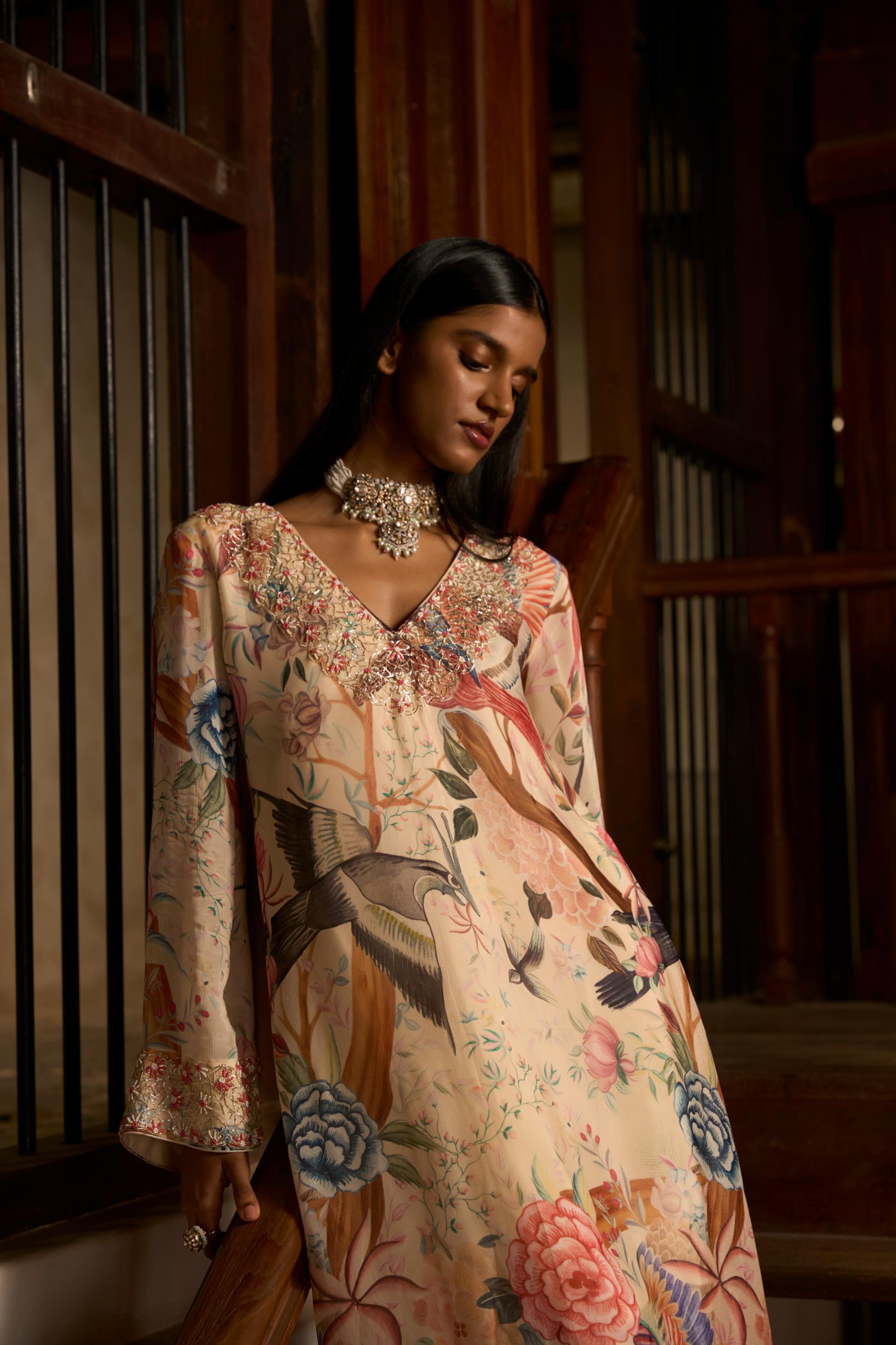 Dior Harmony – Coord Set with Pita Handwork Detailing