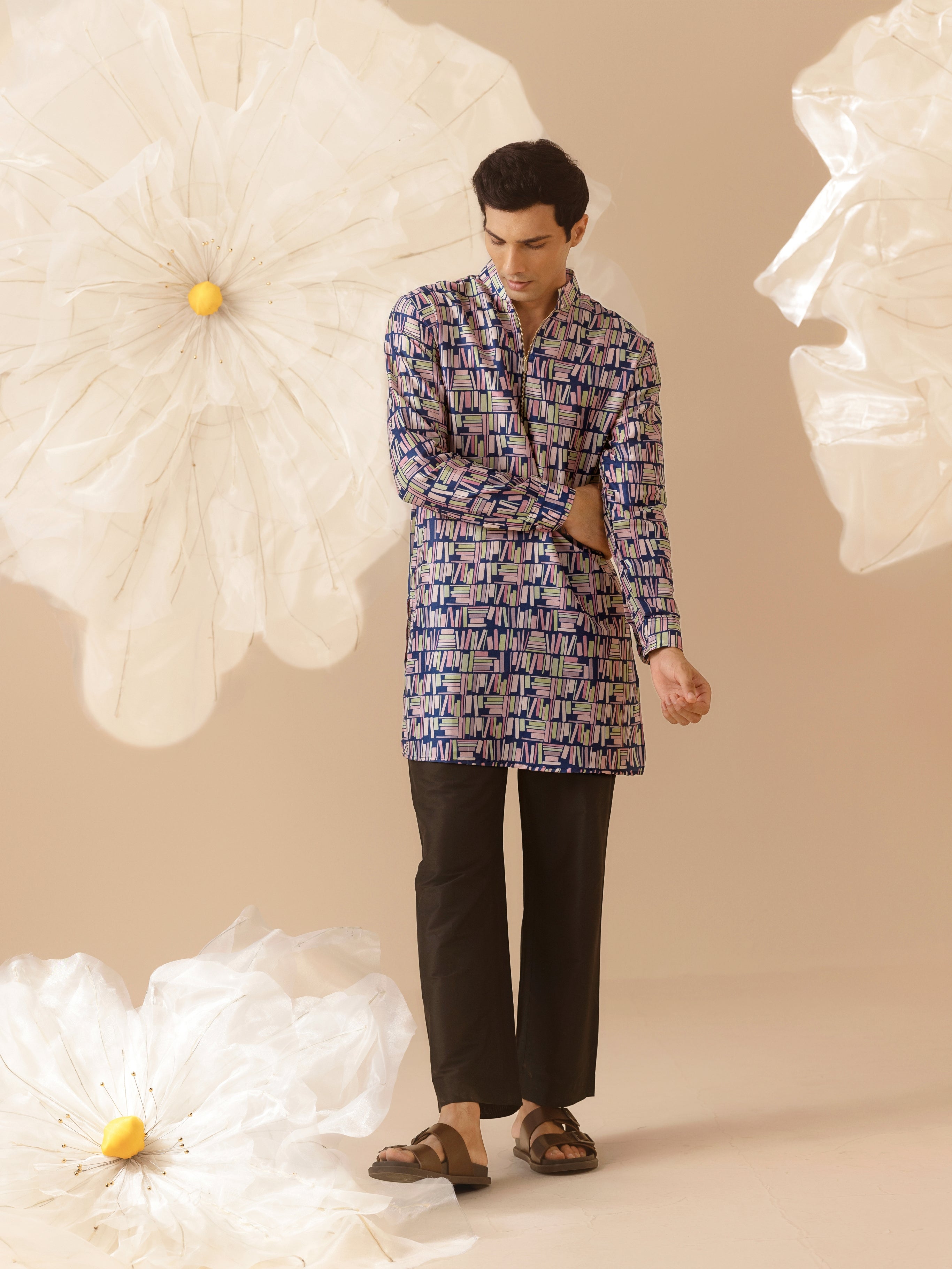 BOOK SELF SILK KURTA