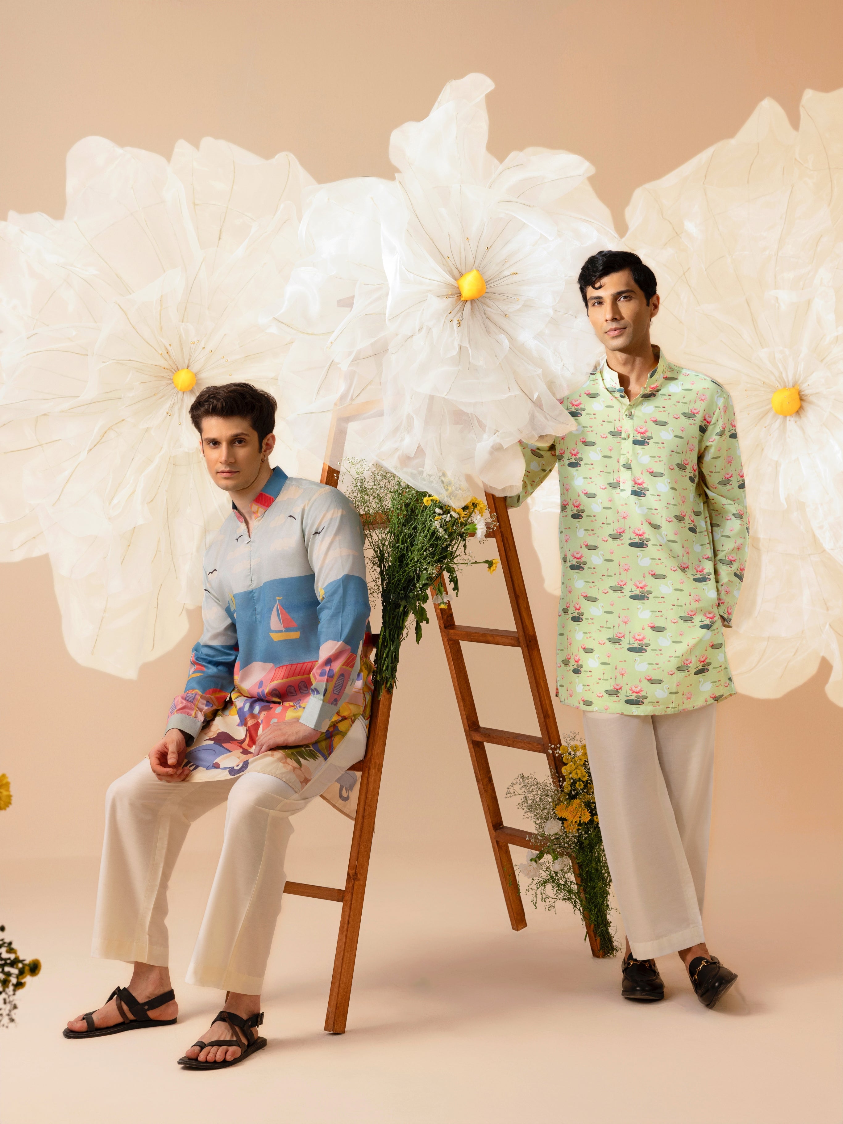 LOTUS LAKE SILK KURTA