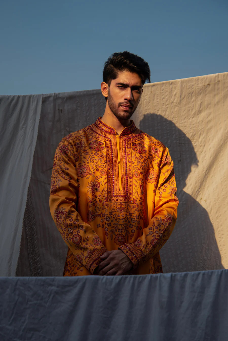 Saffron Orange Kurta