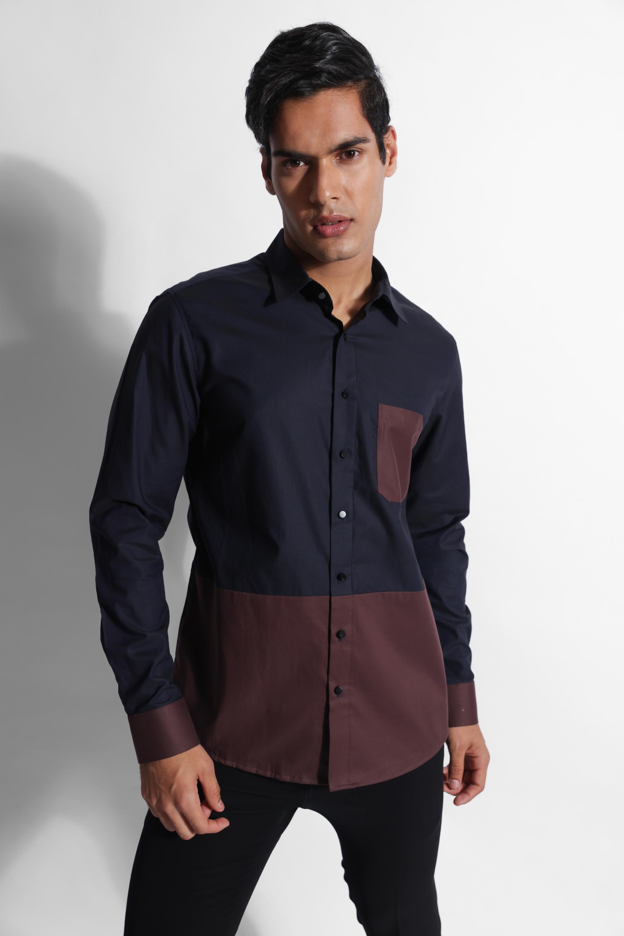 SHIRT - SQUARE COLOR BLOCK