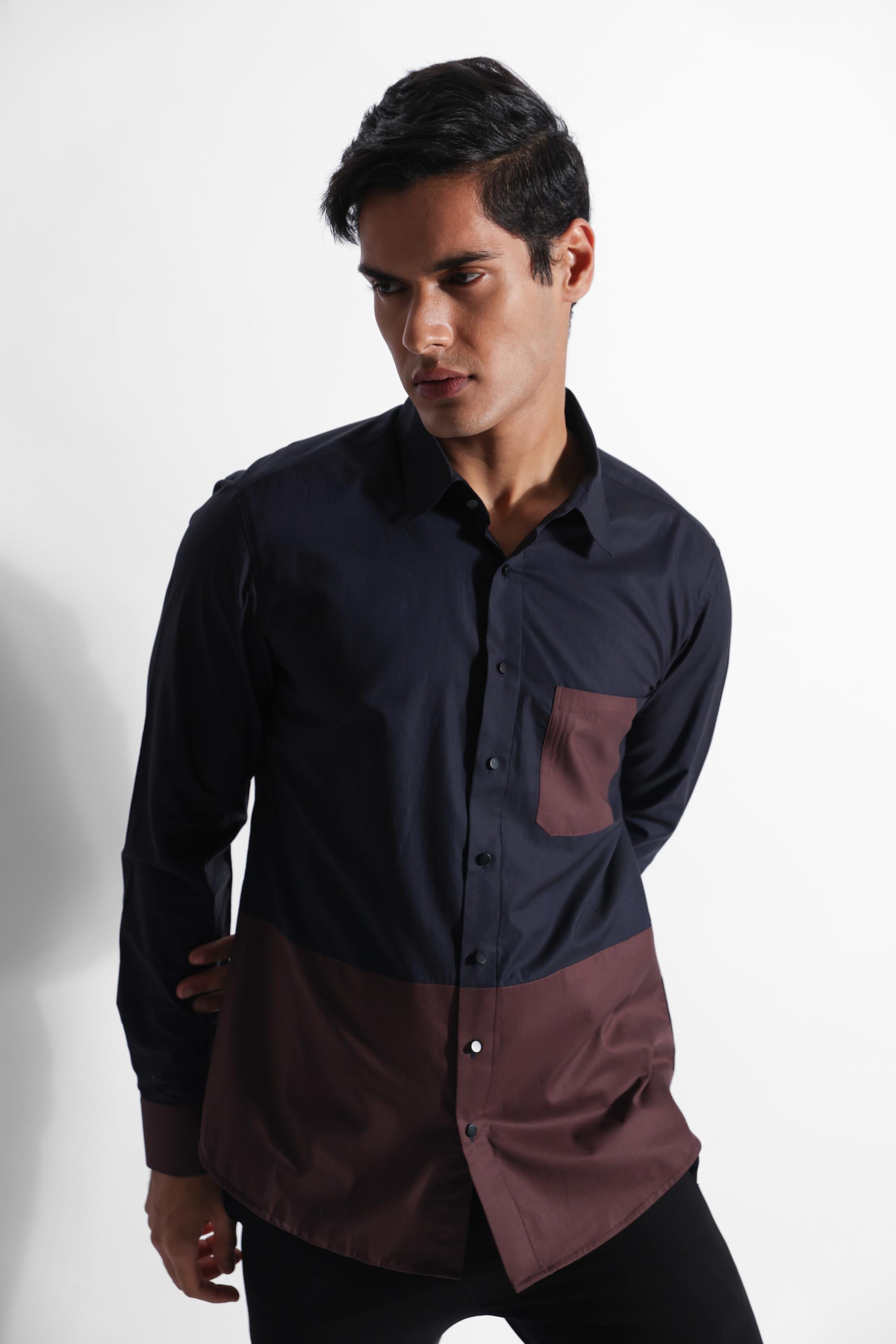 SHIRT - SQUARE COLOR BLOCK