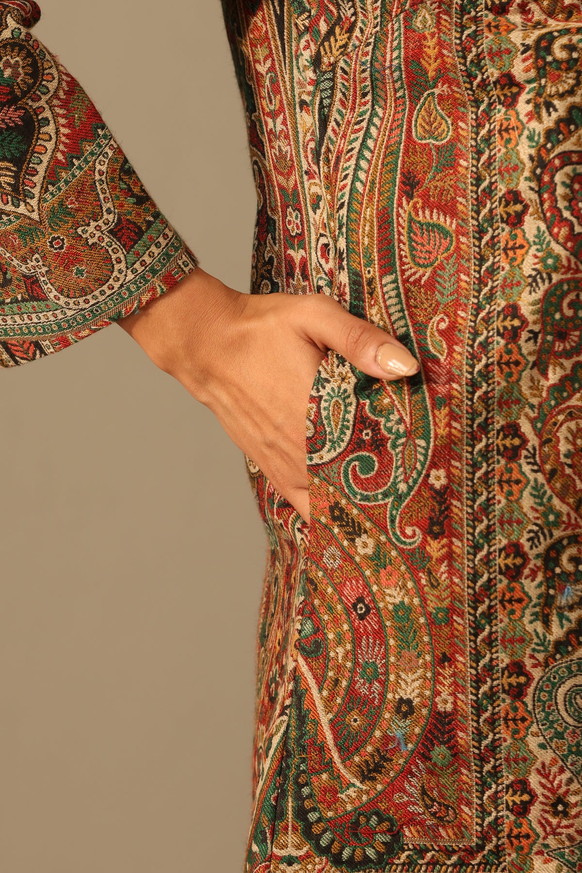 Nuria Fine Wool Silk Full Jacket