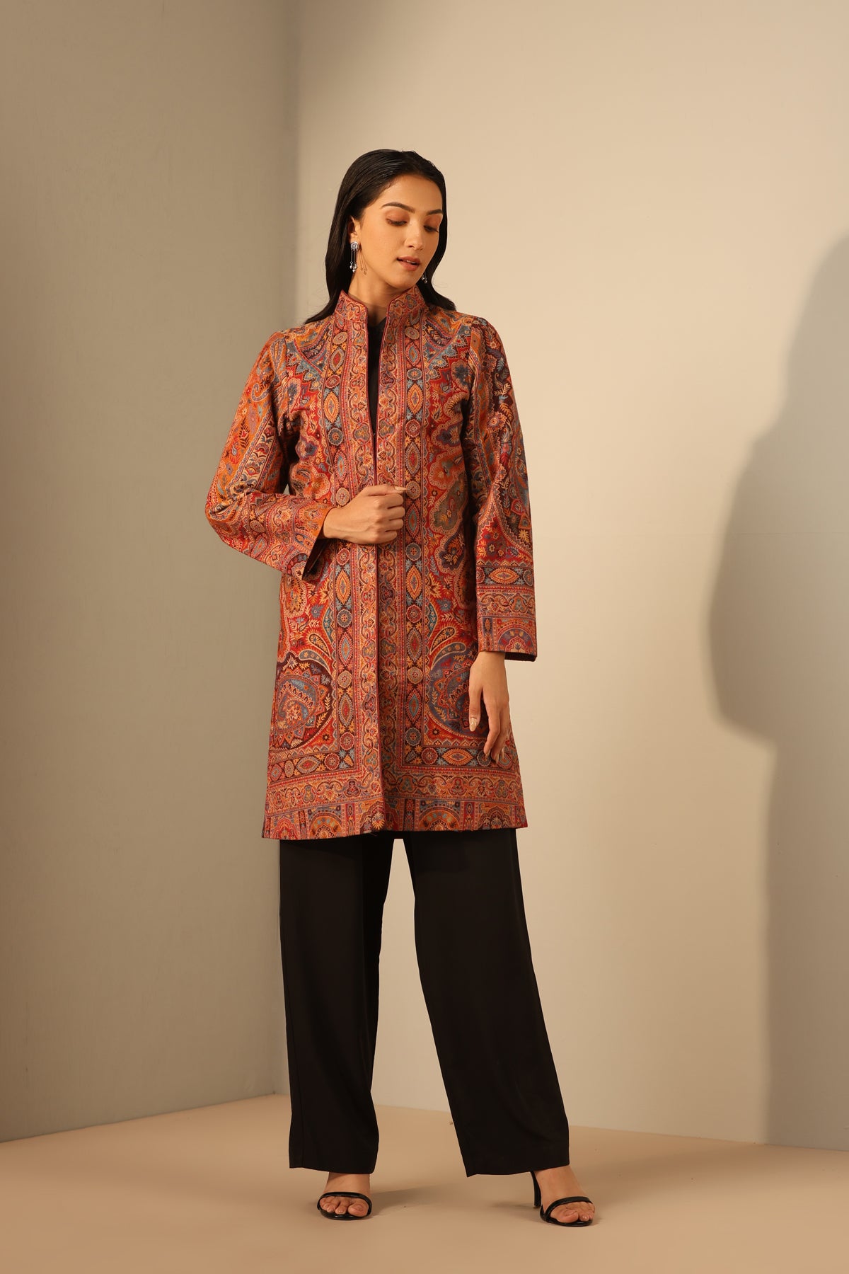 Tara Fine Wool Silk Full Jacket