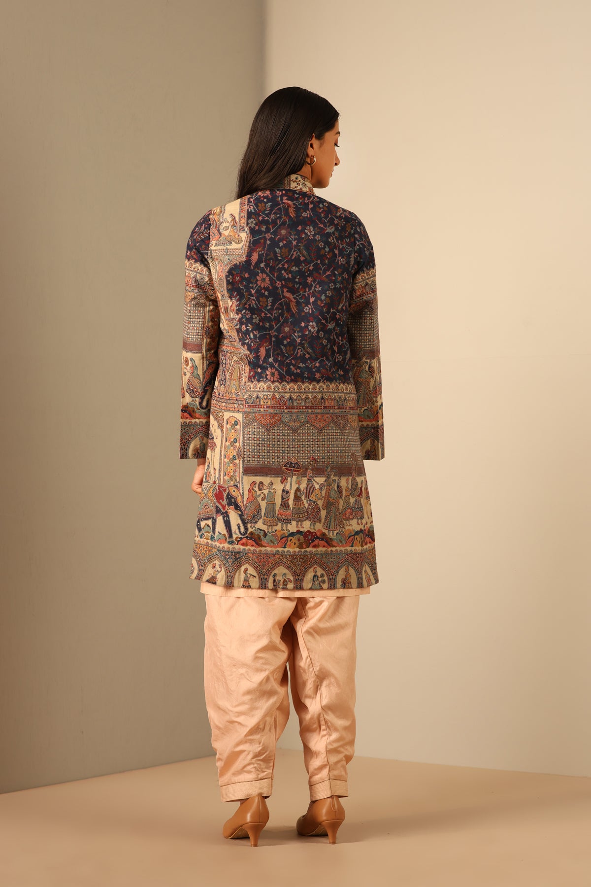 Naira Fine Wool Silk Full Jacket