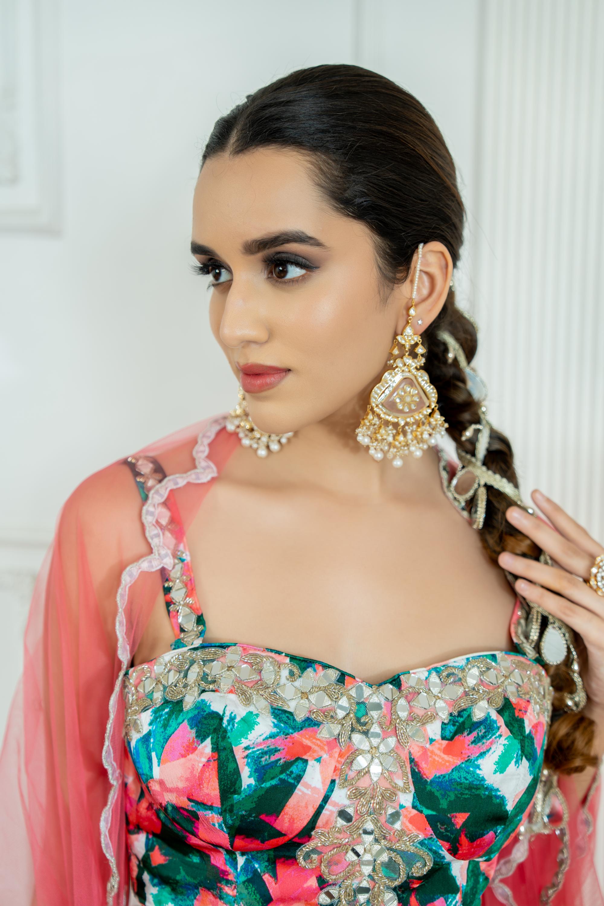 Corset Peplum Lehenga