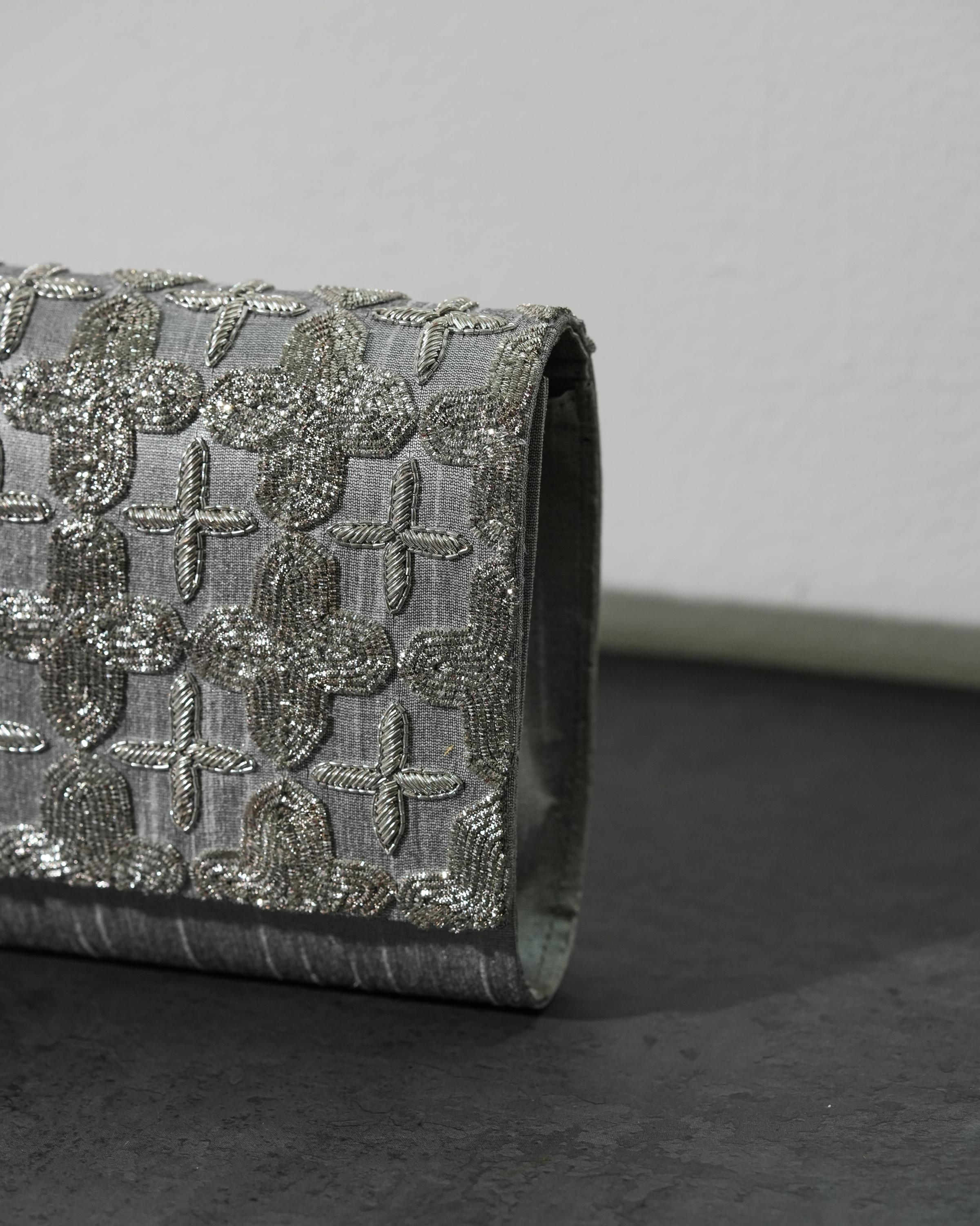 S for Silver clutch