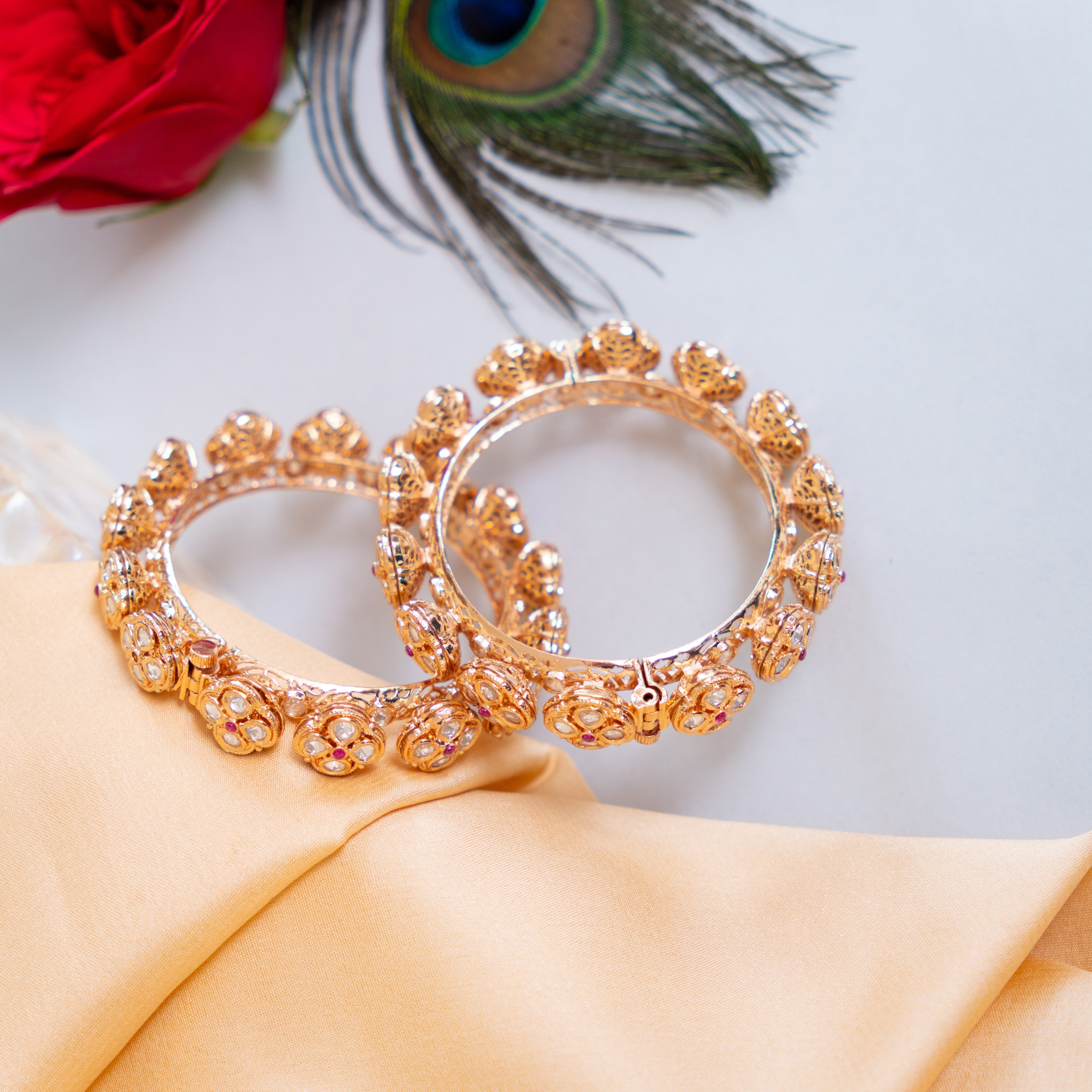 Arunima Floral Kundan kadas