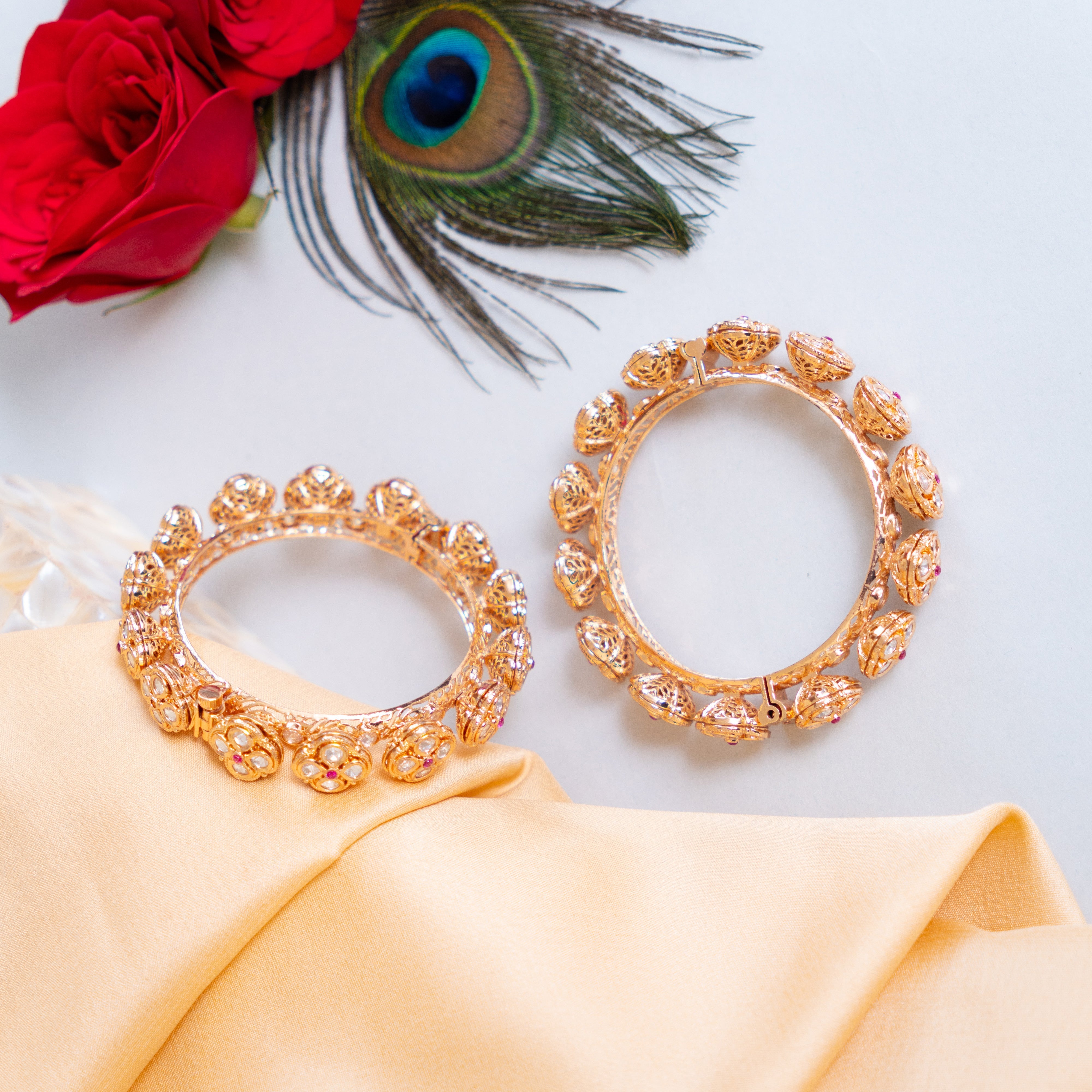 Arunima Floral Kundan kadas