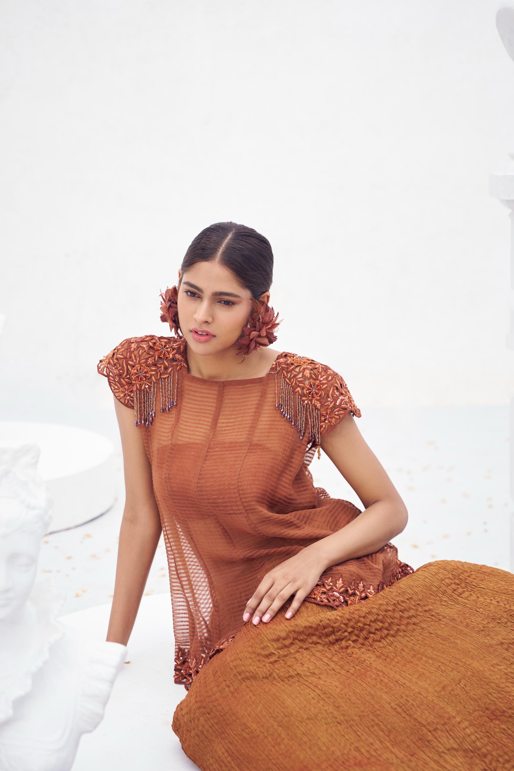 Shubhra- Umbrella skirt set