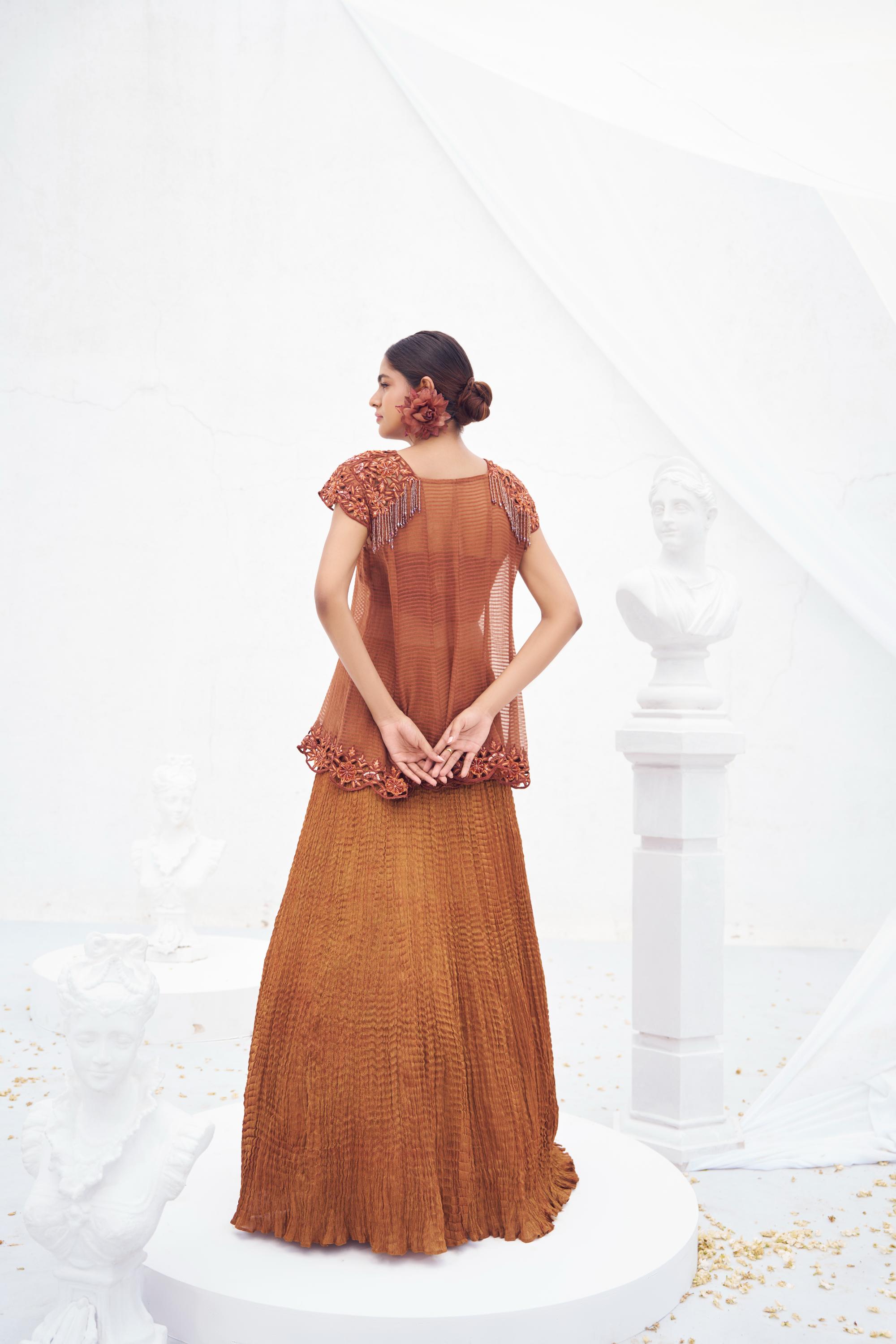 Shubhra- Umbrella skirt set