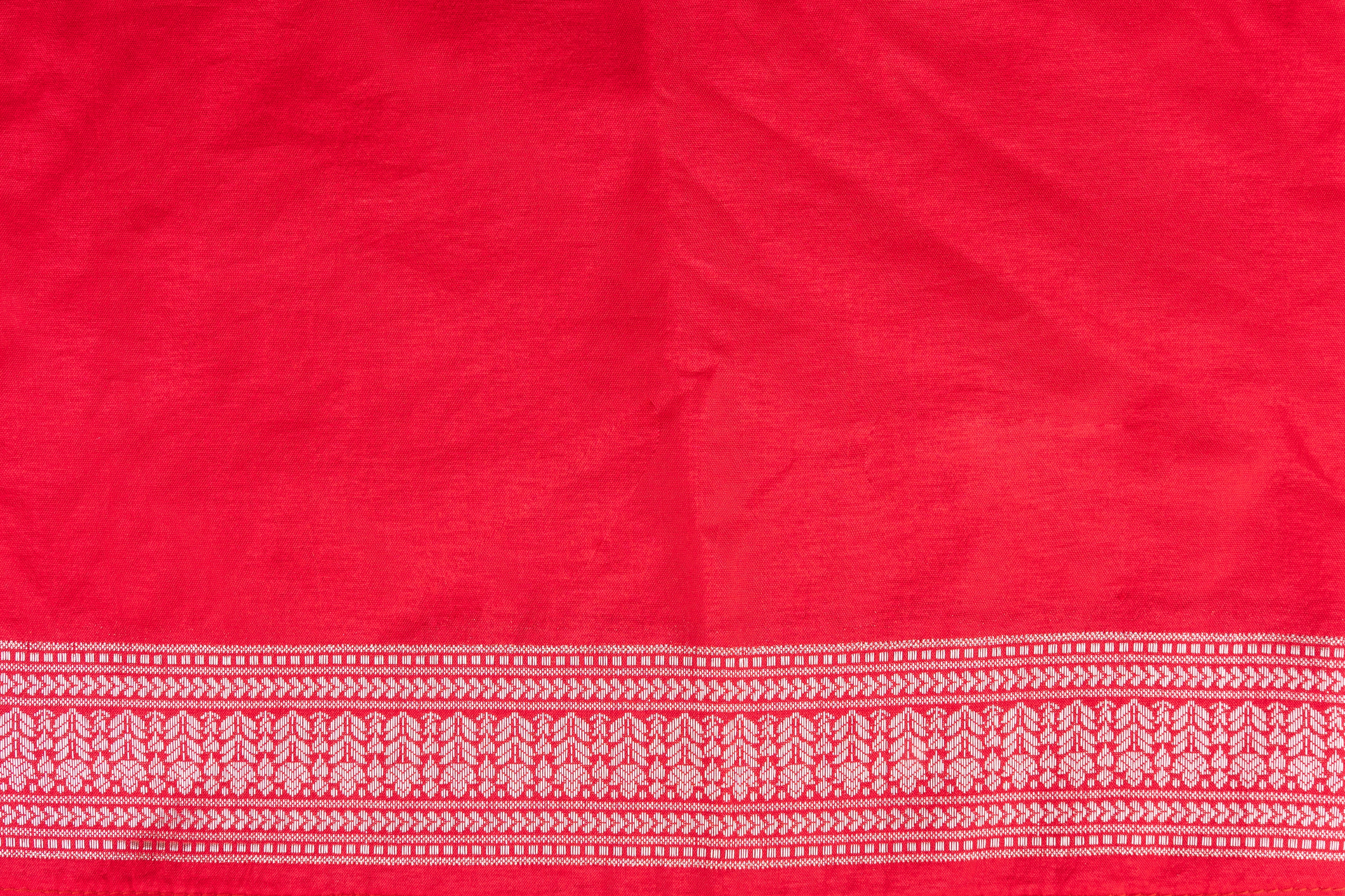 Red Pure Silk Banarasi Handloom Saree