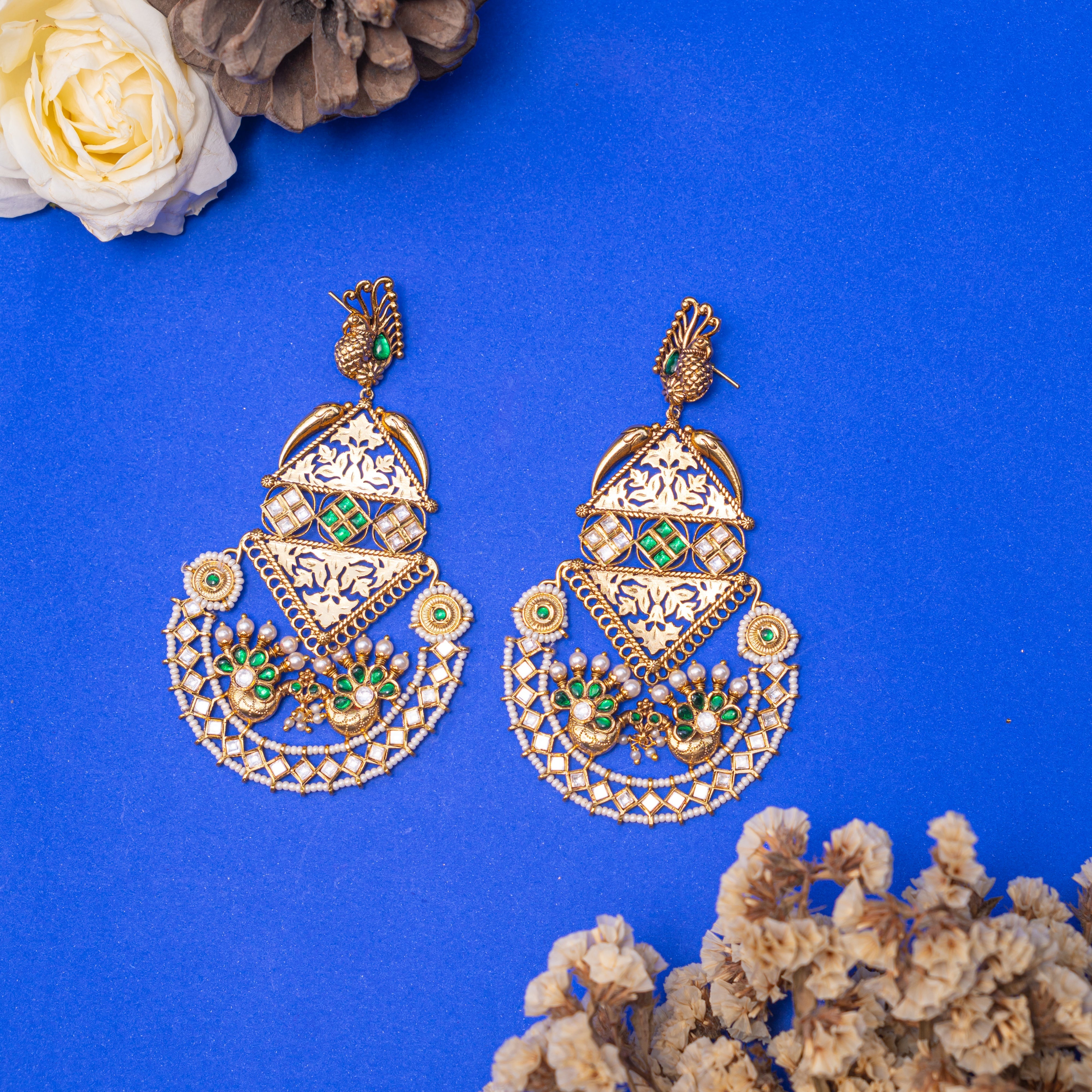 Geshna Temple Earrings