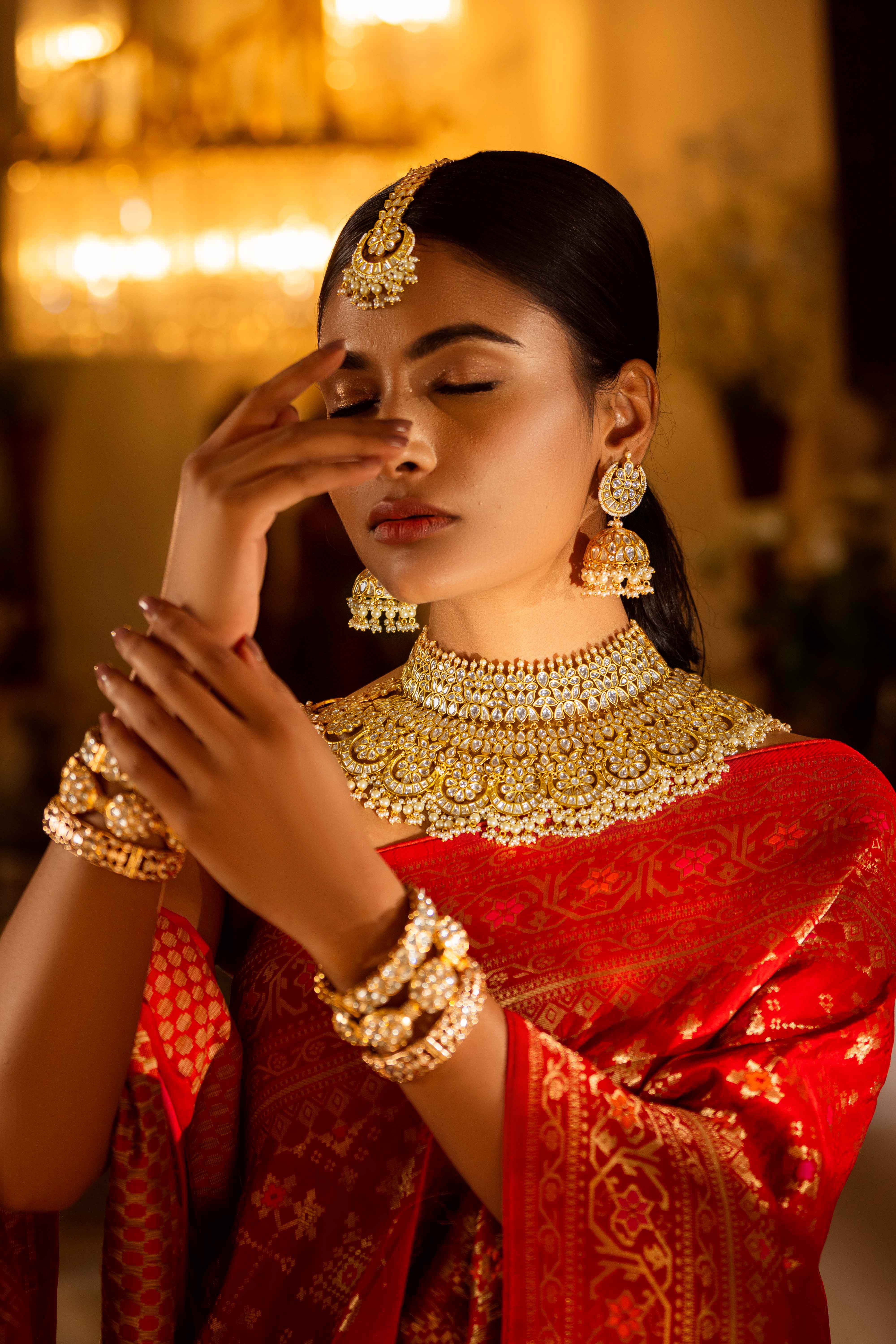 Kundan Bridal Necklace Set