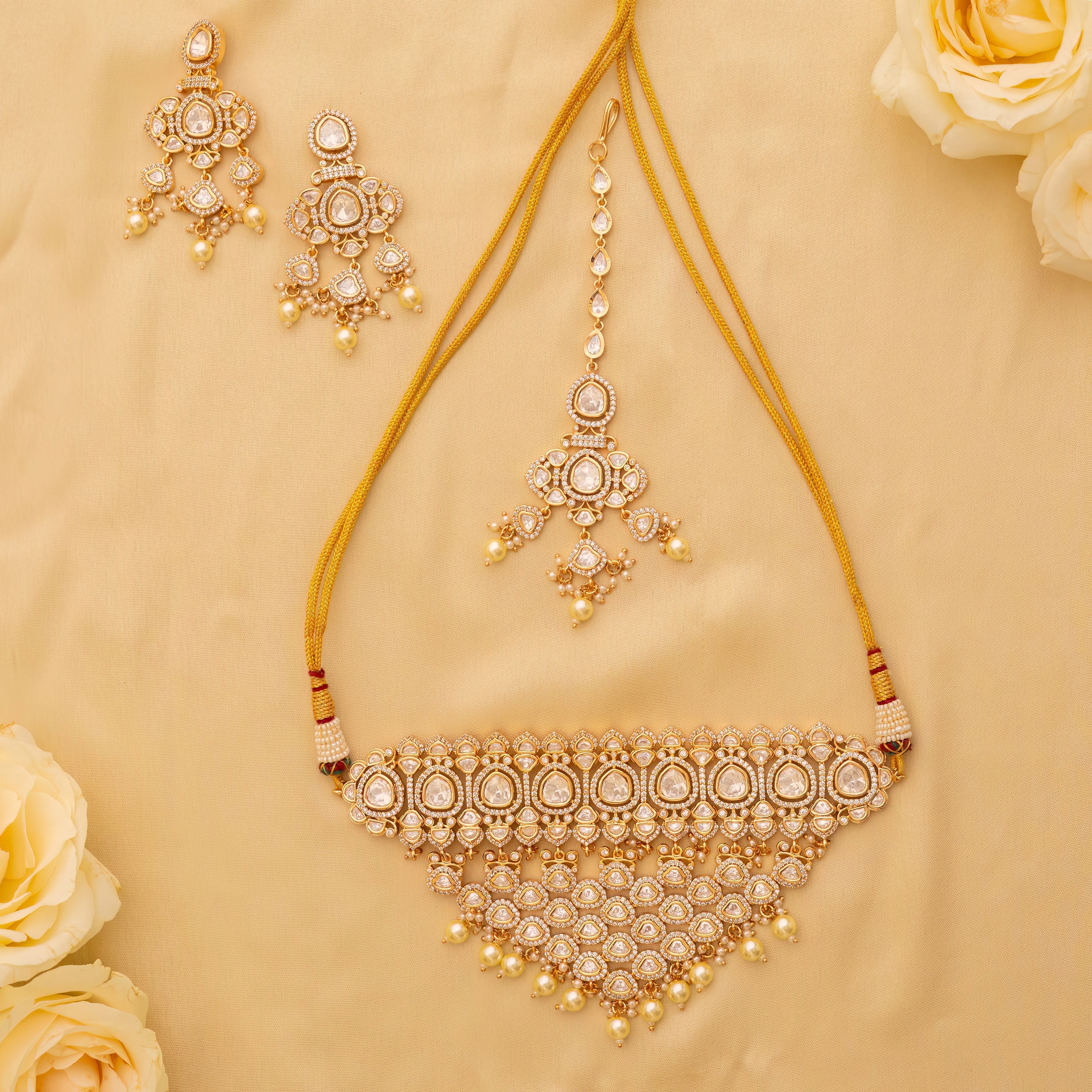 Zara Polki choker set