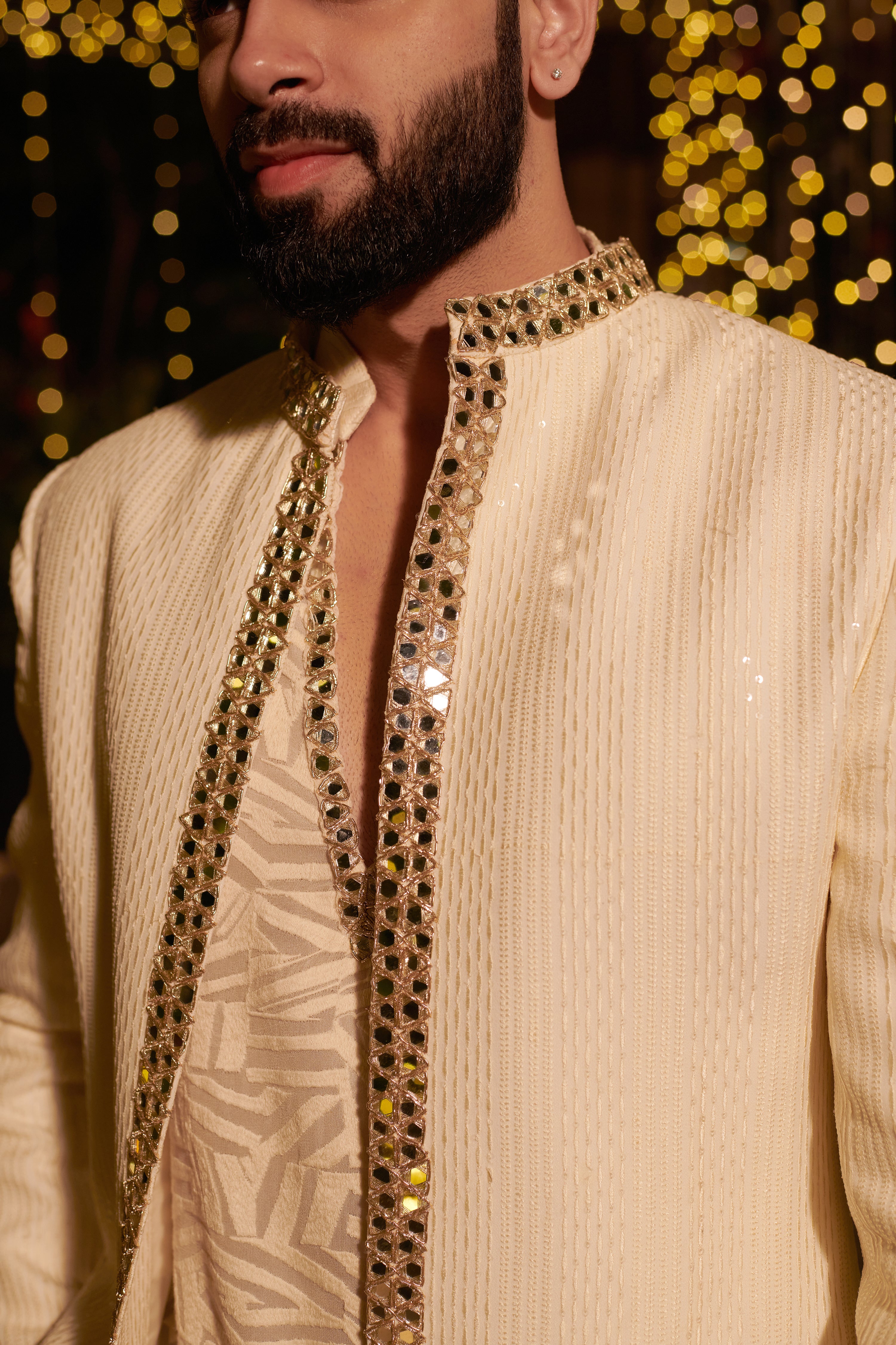 Ivory Impression Jacket set. 3 (Jacket + Shirt + Pant)