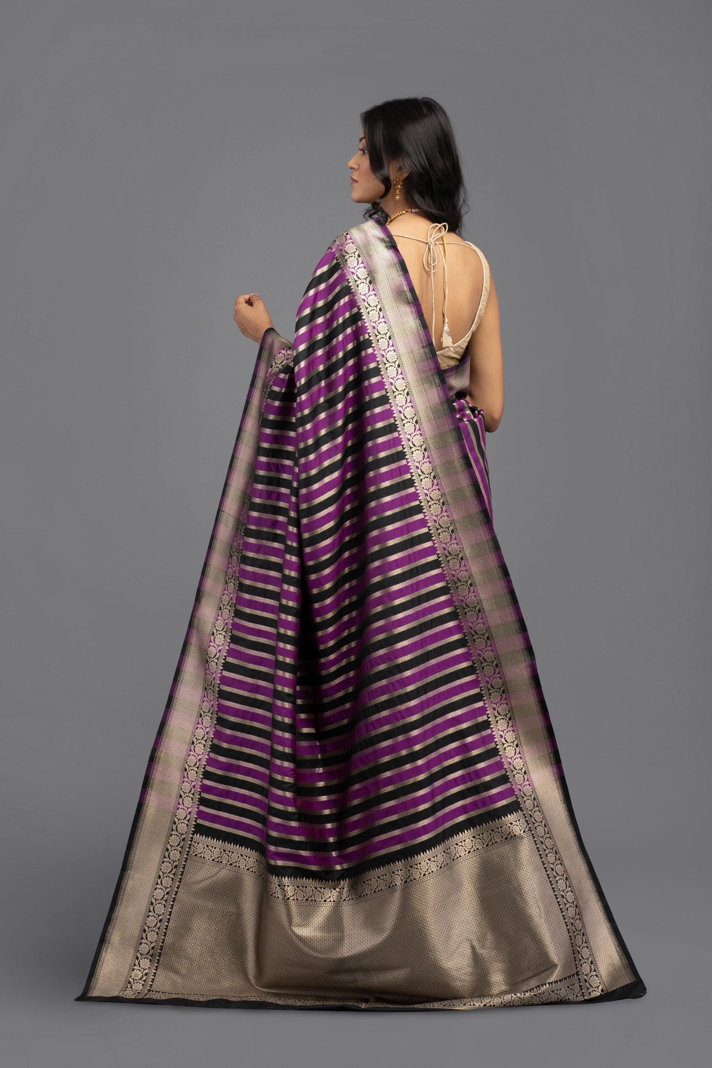 Rangkat Pure Soft Satin Silk Banarasi Handloom Saree