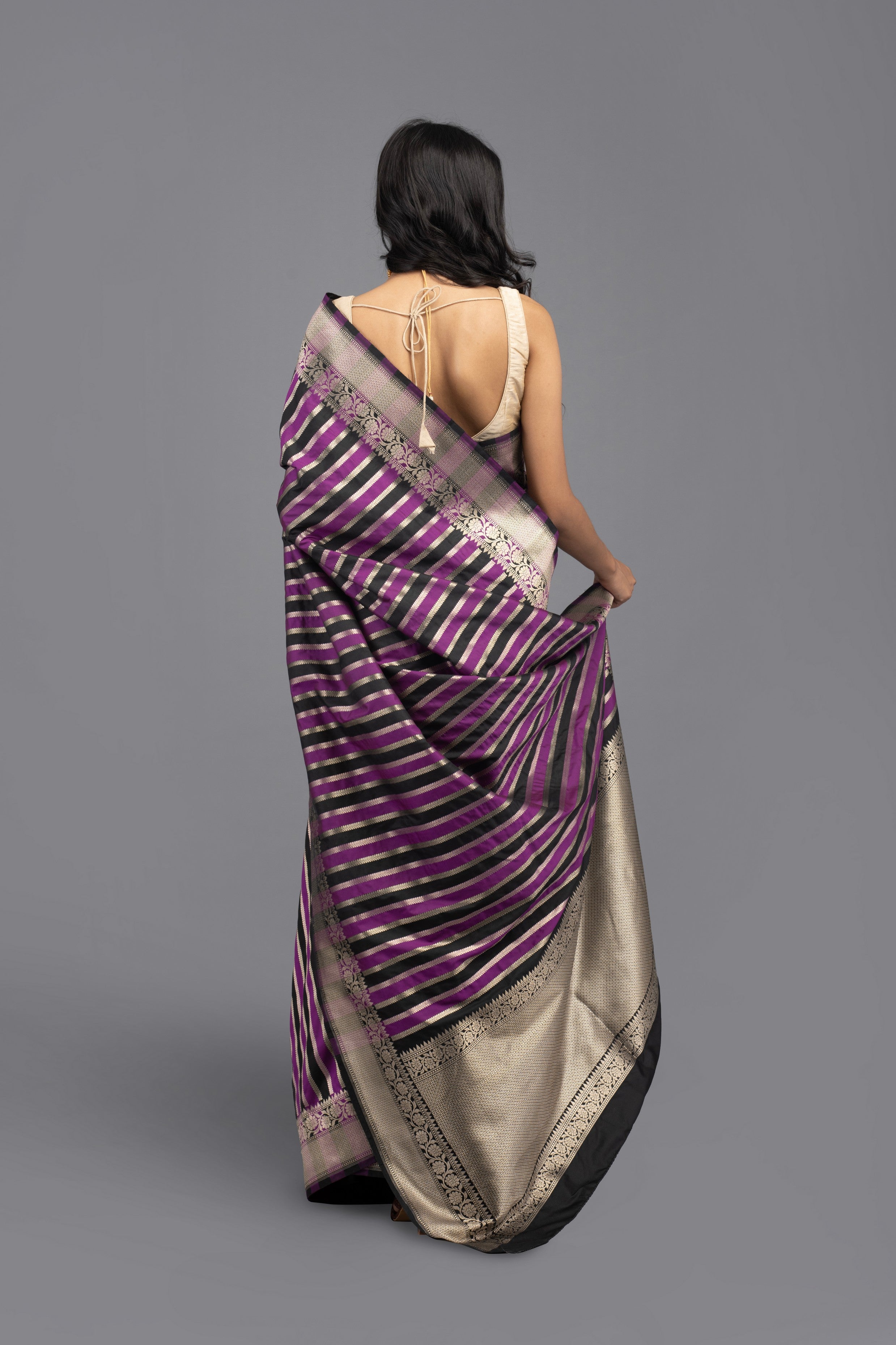 Rangkat Pure Soft Satin Silk Banarasi Handloom Saree