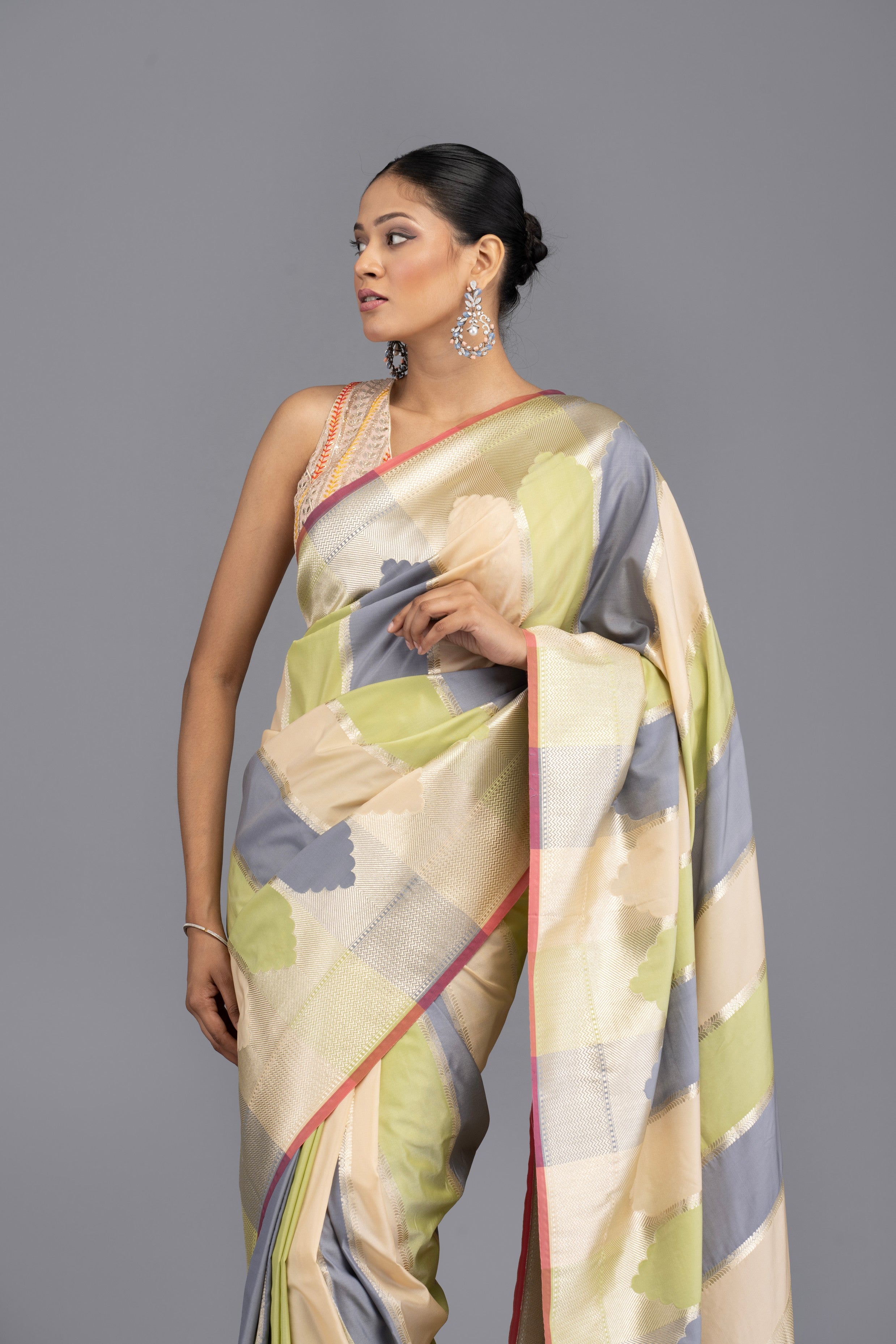 Rangkat Pure Soft Satin Silk Banarasi Handloom Saree