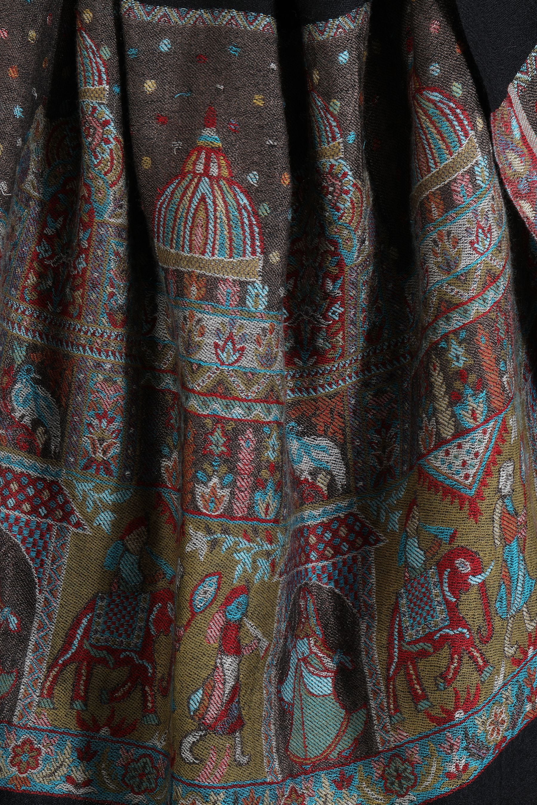 Handwoven Cashmere Fine Wool Stole