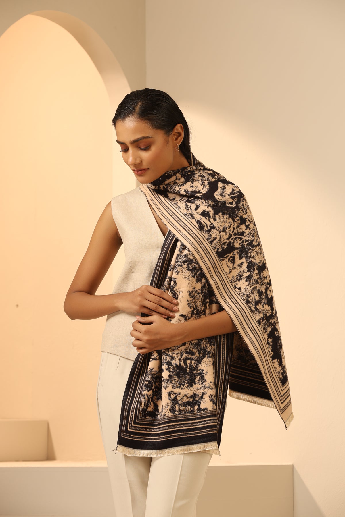 Zaiden Cashmere Stole
