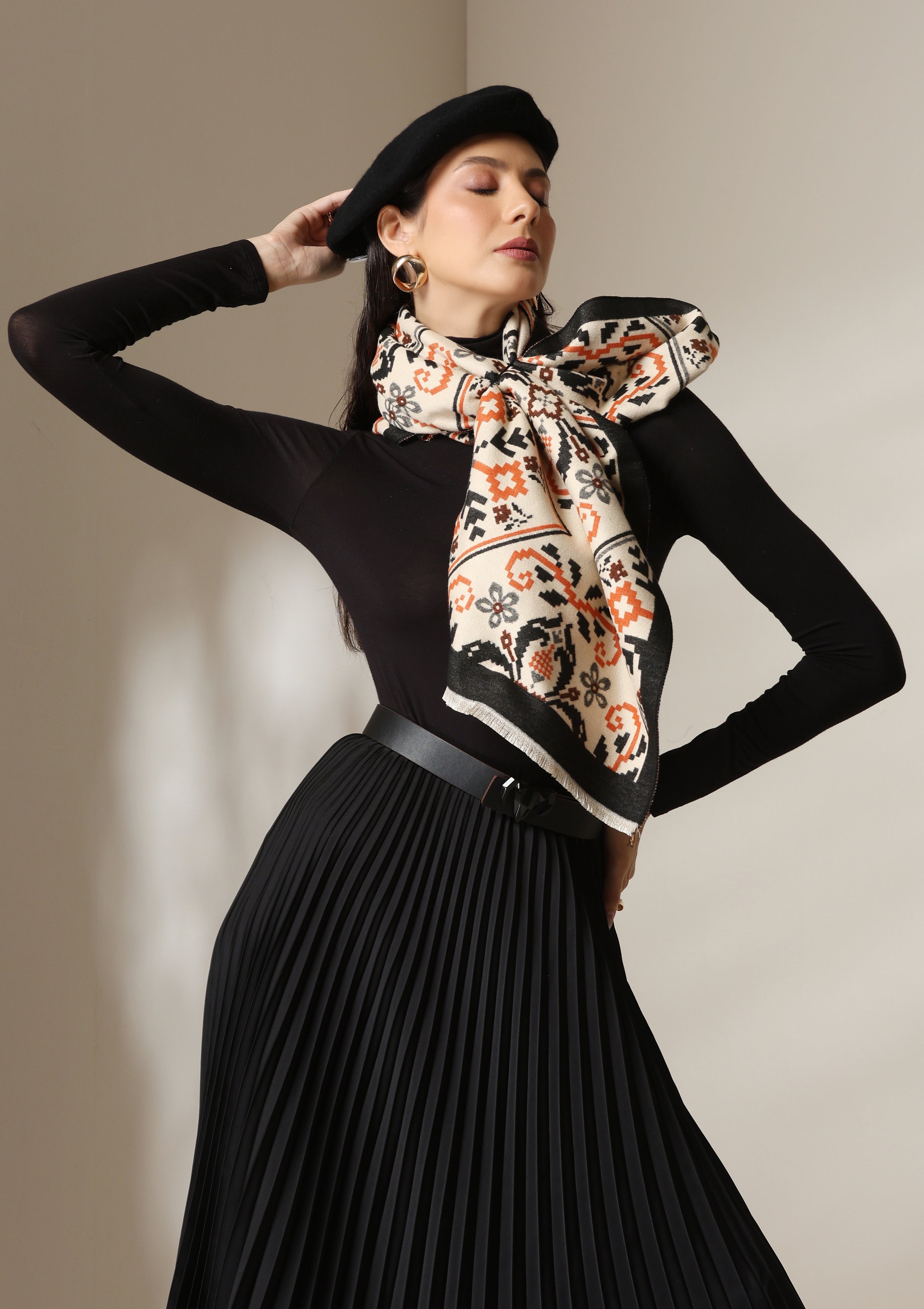 Equestrian Luxe Thick vegan cashmere Stoles